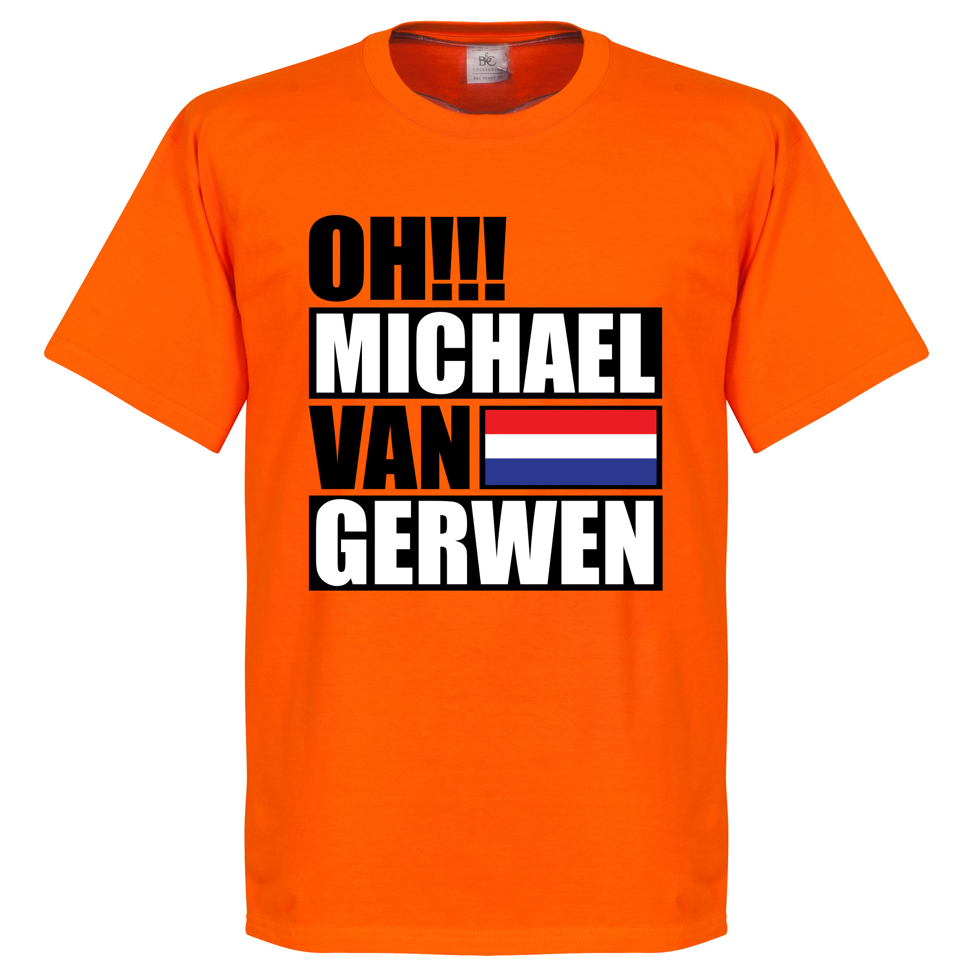 Retake Oh Michael Van Gerwen T Shirt Oranje retake kopen in de aanbieding