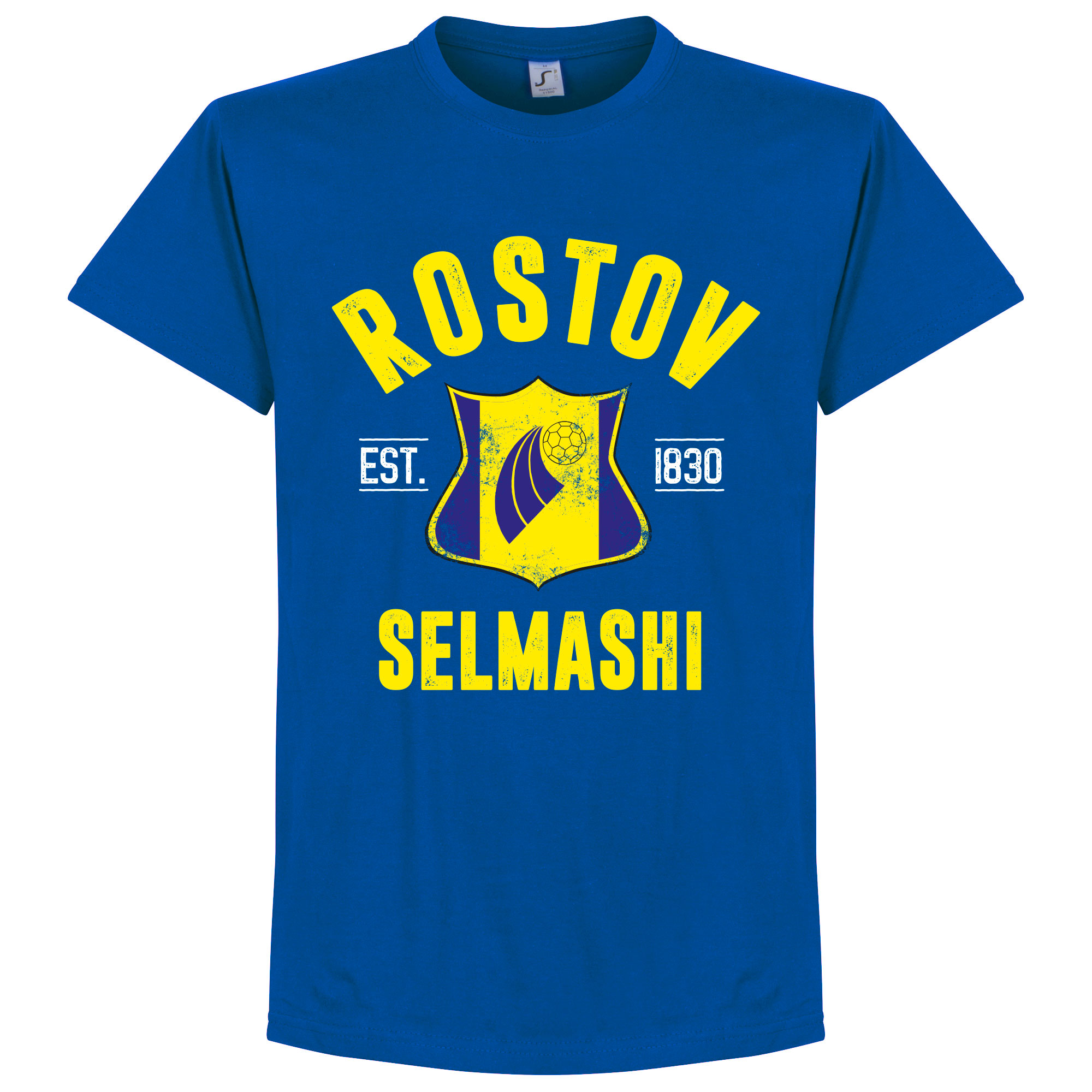 Retake Rostov Established T Shirt Blauw retake kopen in de aanbieding