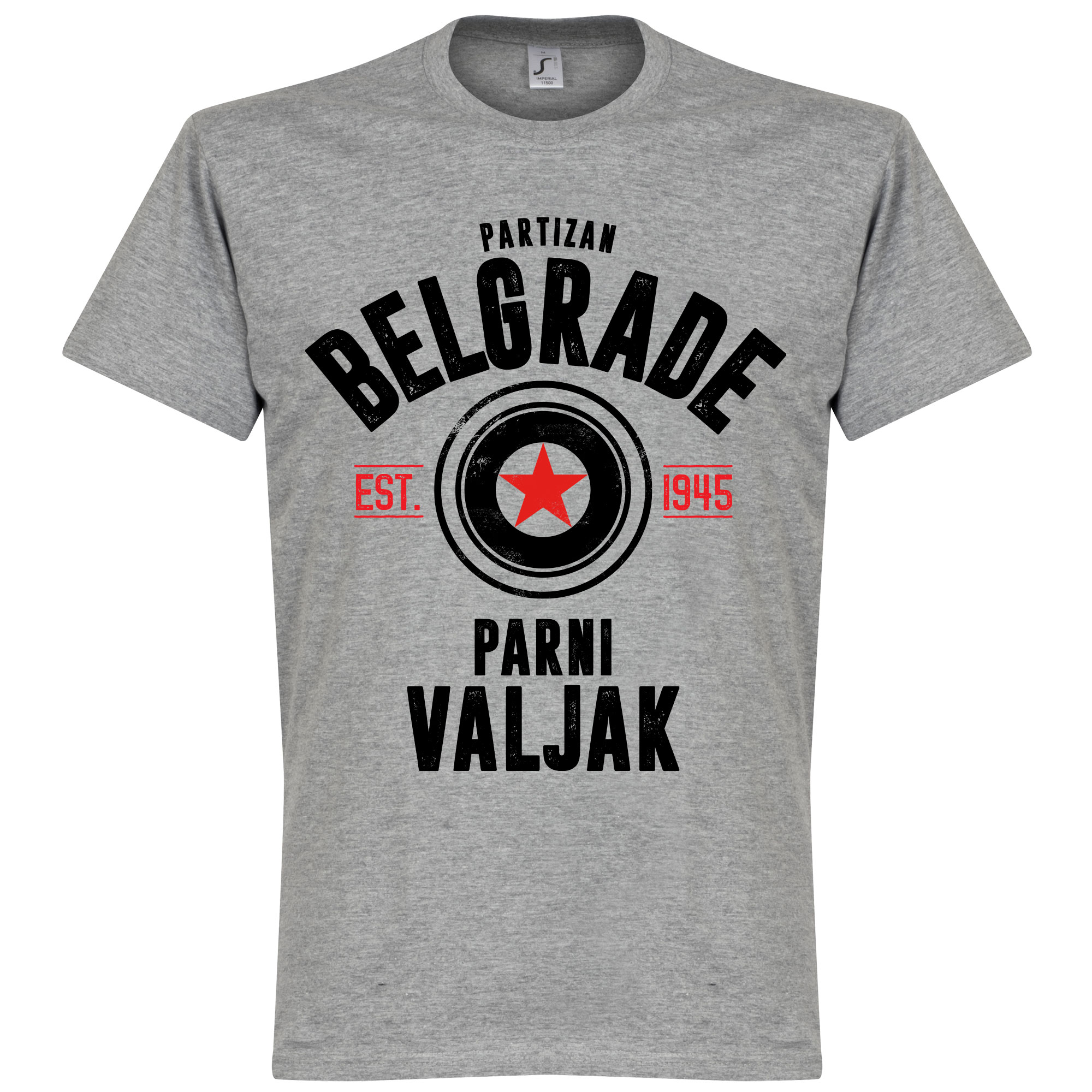 Retake Partizan Belgrade Established T Shirt Grijs retake kopen in de aanbieding Retake Partizan Belgrade Established T Shirt Grijs retake kopen in de aanbieding