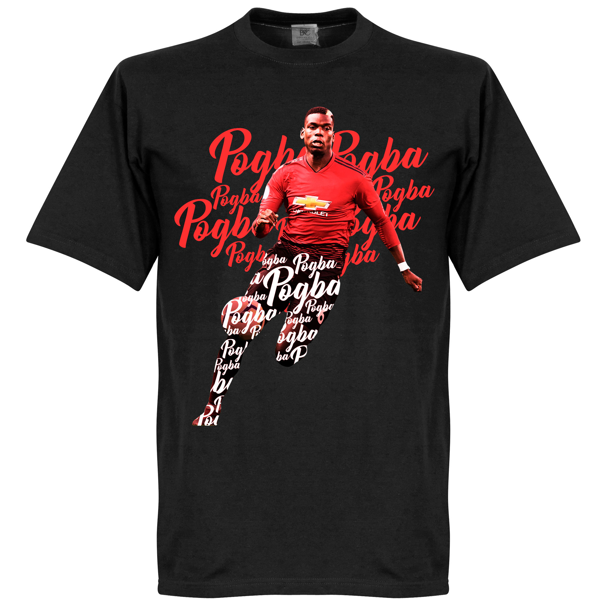 Pogba Script T-Shirt - Zwart