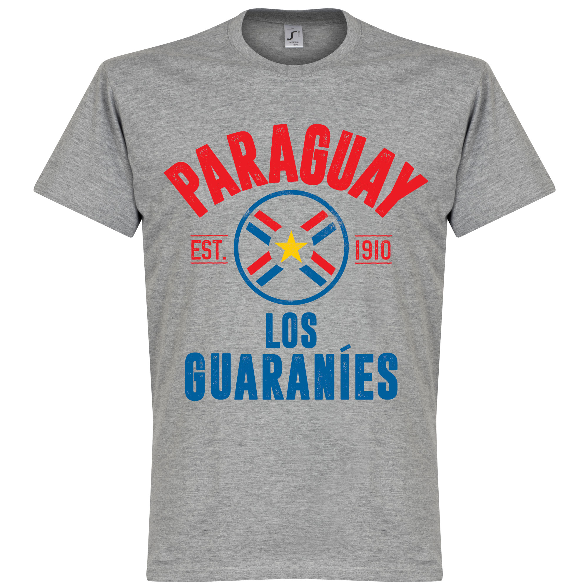 Retake Paraguay Established T Shirt Grijs retake kopen in de aanbieding Retake Paraguay Established T Shirt Grijs retake kopen in de aanbieding
