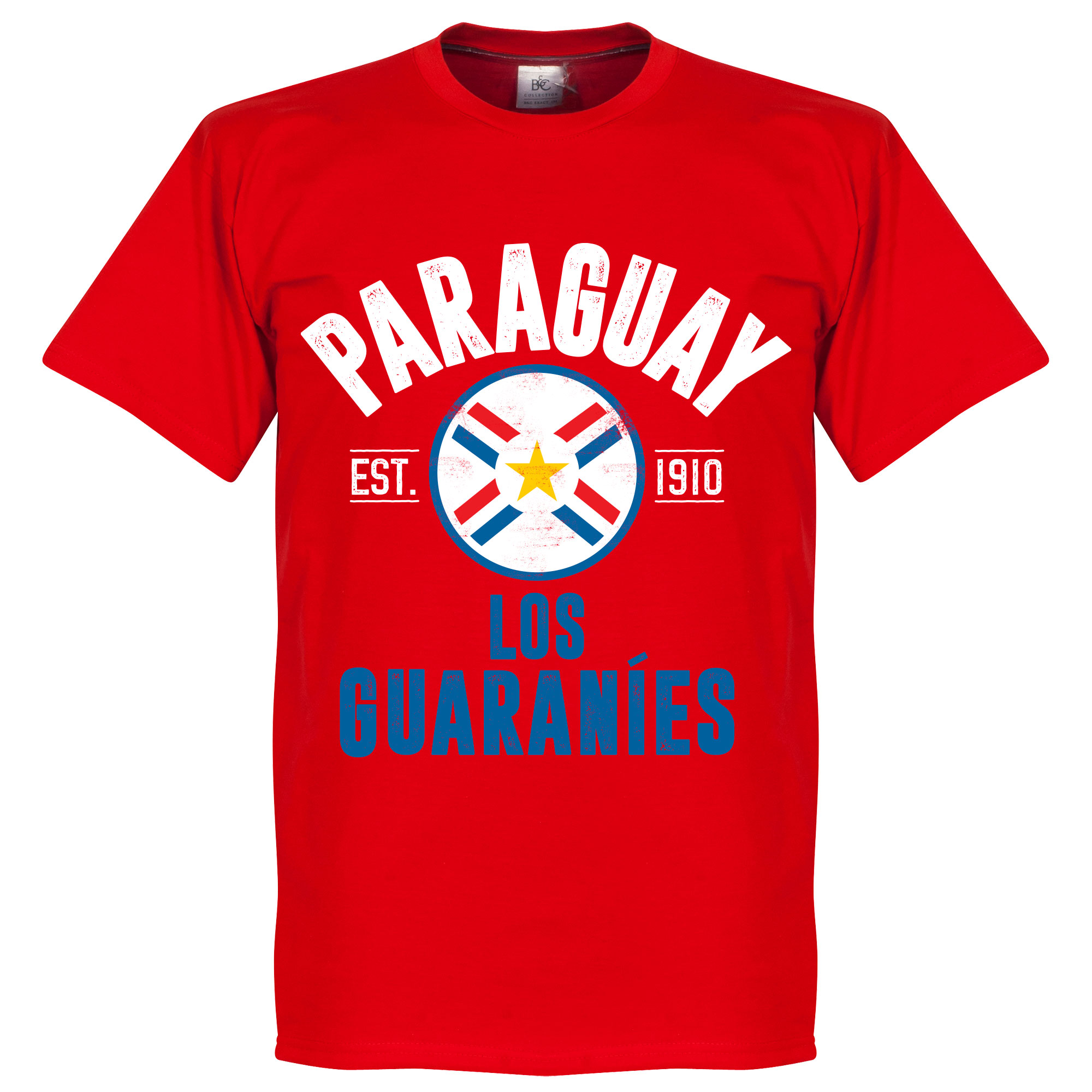 Retake Paraguay Established T Shirt Rood retake kopen in de aanbieding