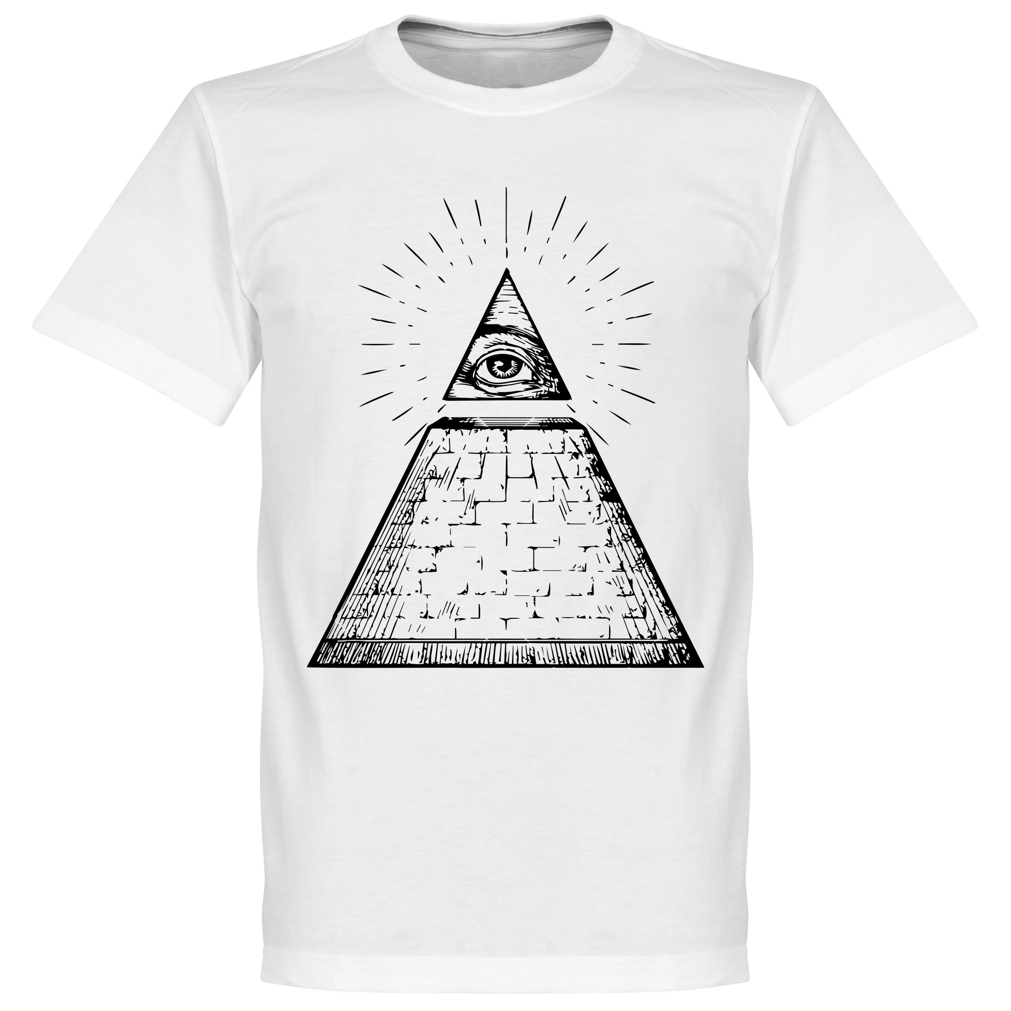 Retake Alziend Oog T Shirt Wit retake kopen in de aanbieding