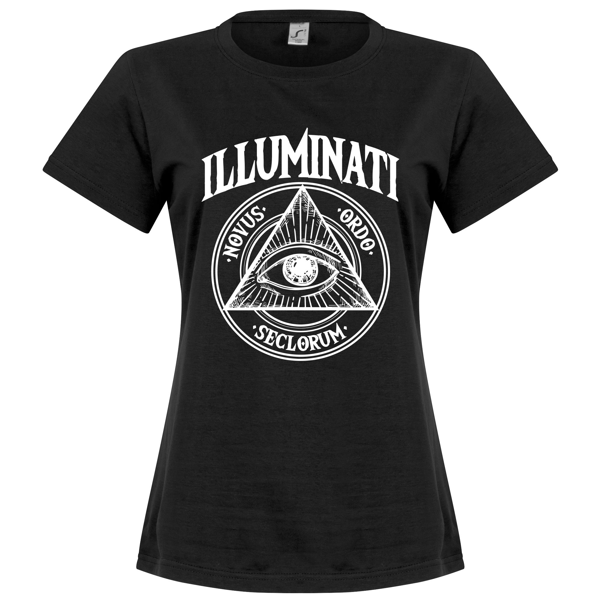 Retake Illuminati Womens T Shirt Zwart retake kopen in de aanbieding