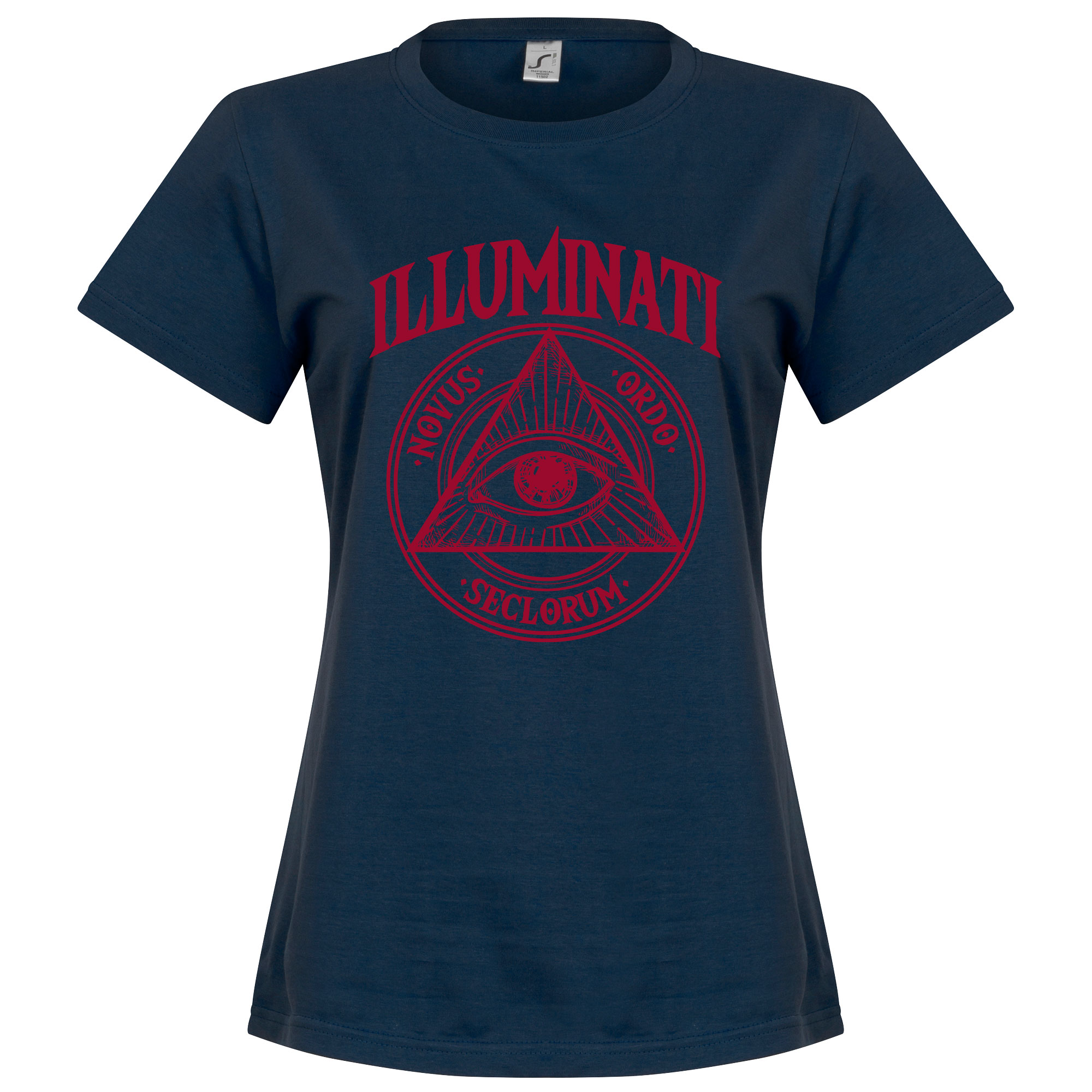 Retake Illuminati Dames T Shirt Navy retake kopen in de aanbieding