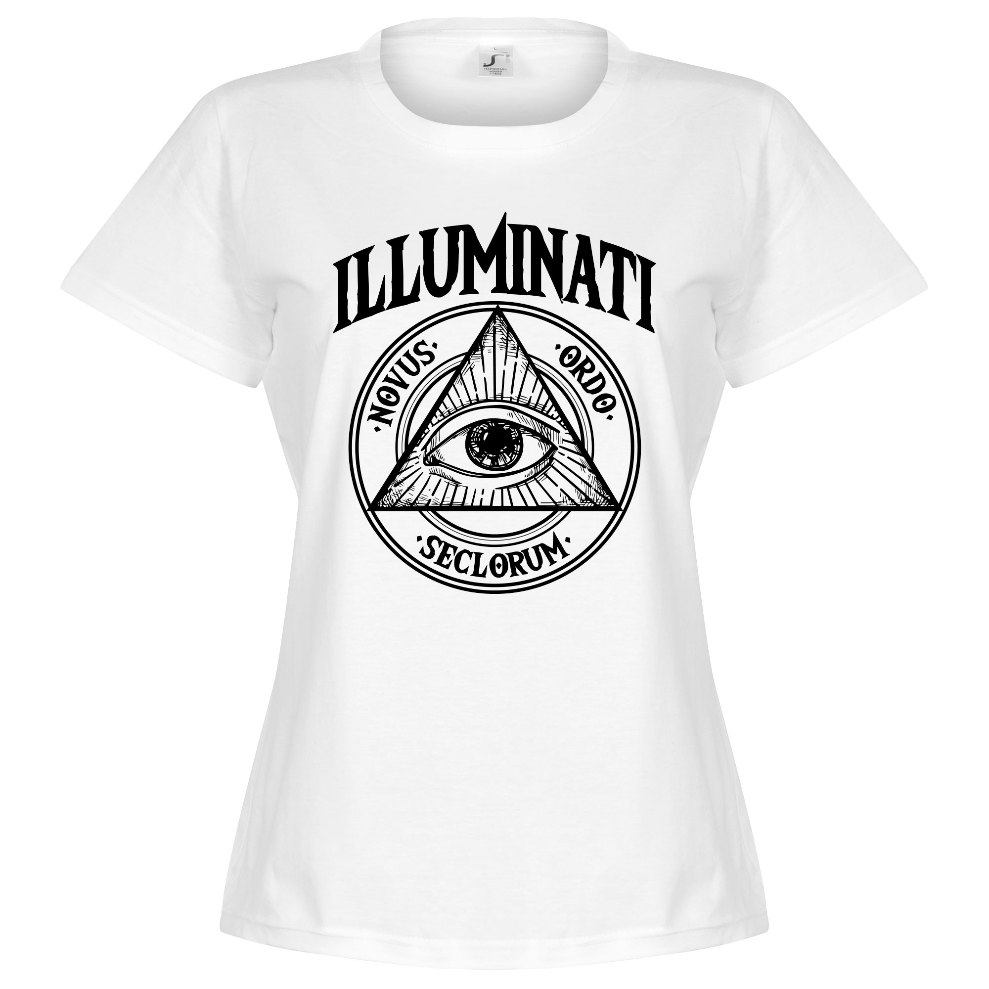 Retake Illuminati Dames T Shirt Wit retake kopen in de aanbieding