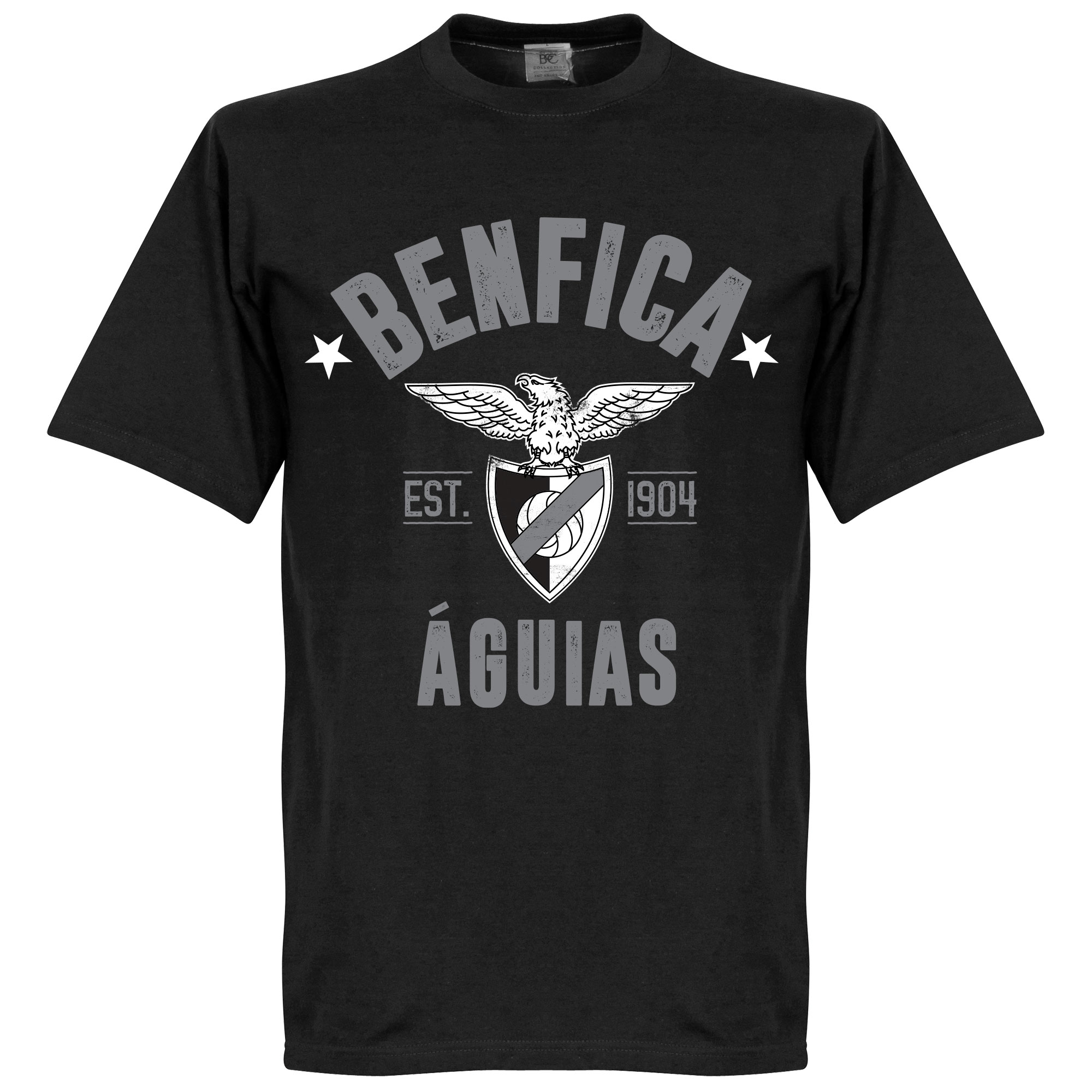 Retake Benfica Established T Shirt Zwart retake kopen in de aanbieding