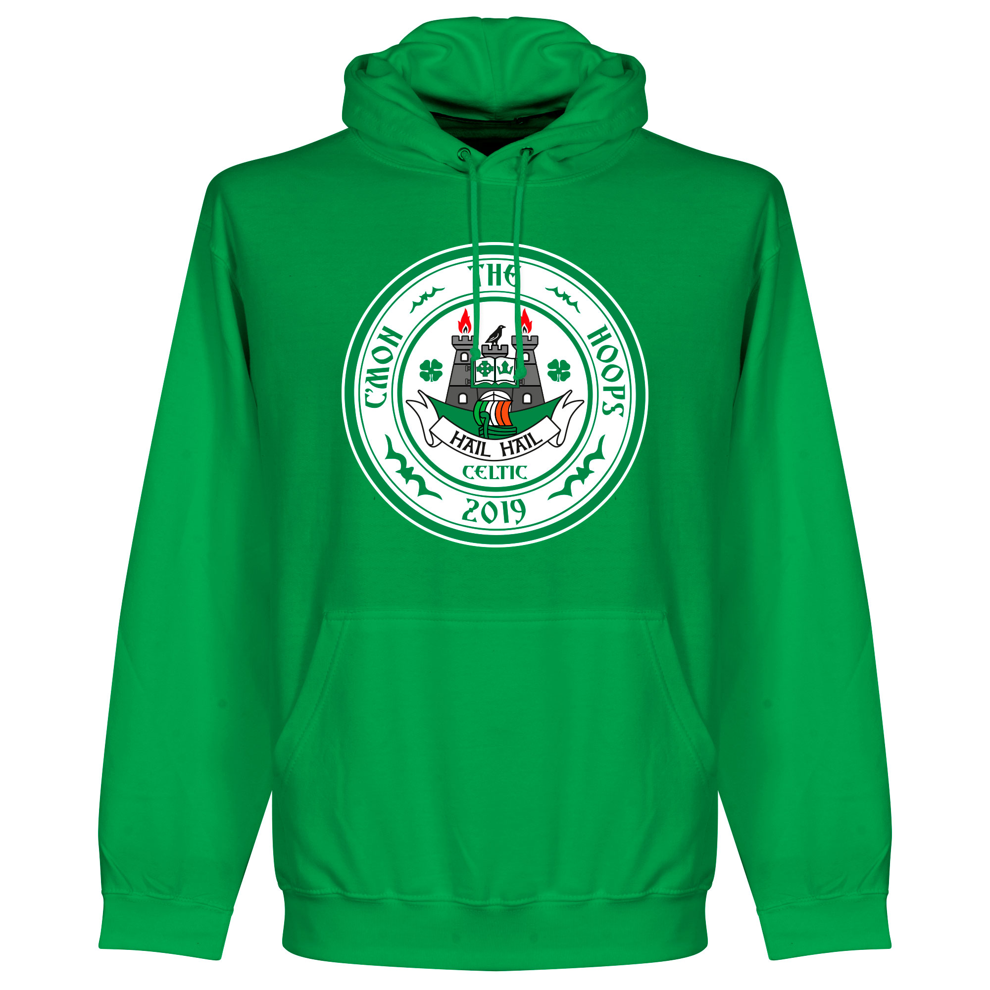 Retake Cmon The Hoops Celtic Logo Hoodie Groen retake kopen in de aanbieding