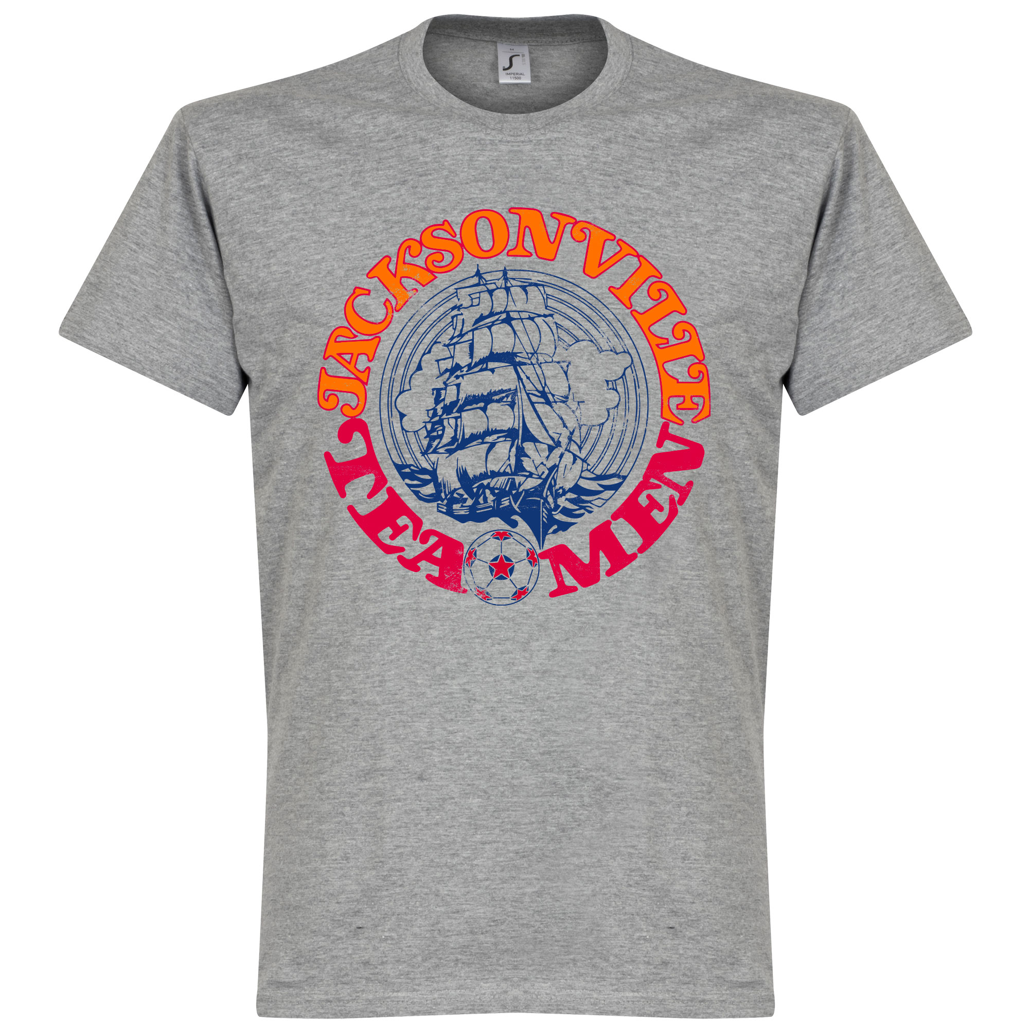 Retake Jacksonville Tea Men T Shirt Grijs retake kopen in de aanbieding