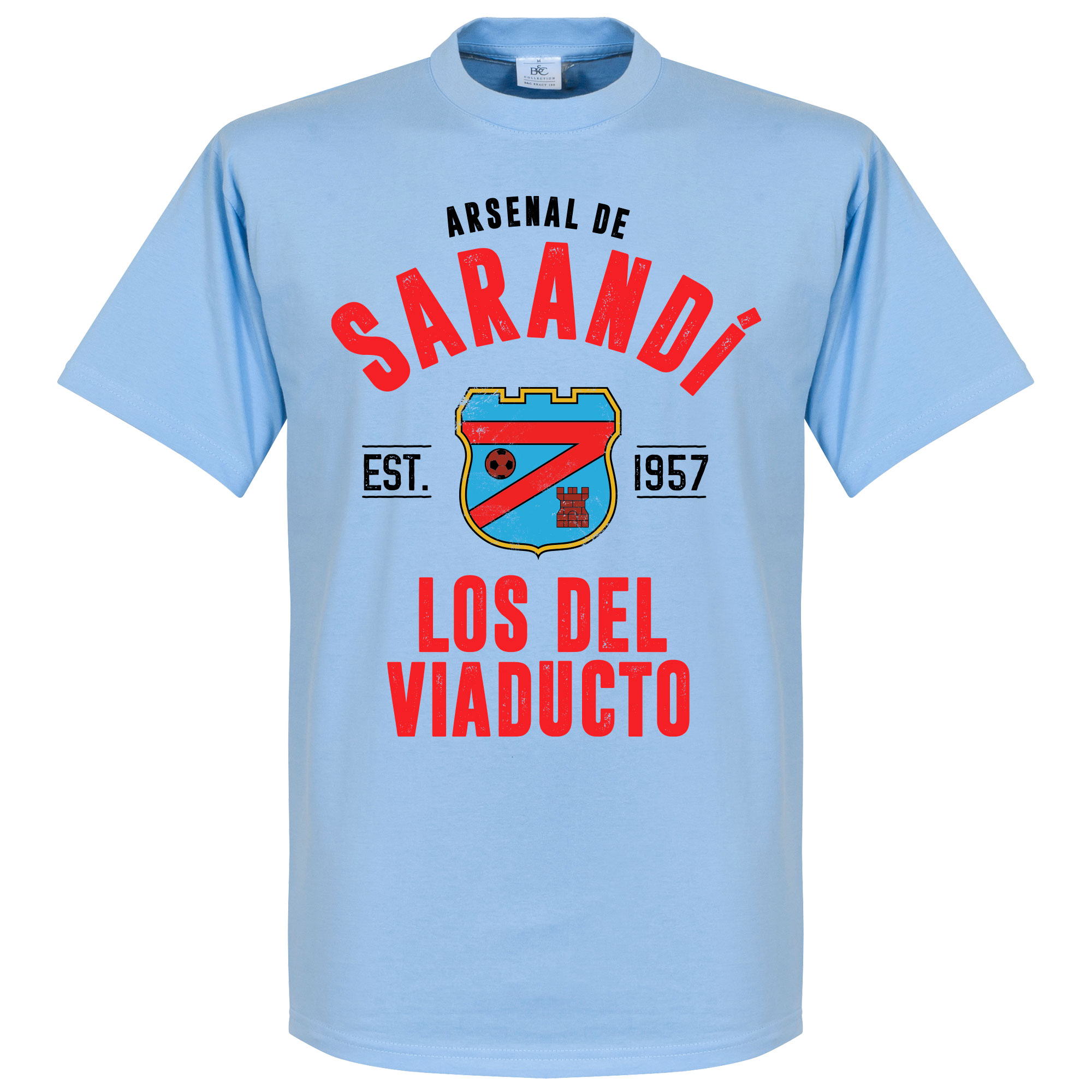 Retake Arsenal Sarandi Established T Shirt Licht Blauw retake kopen in de aanbieding