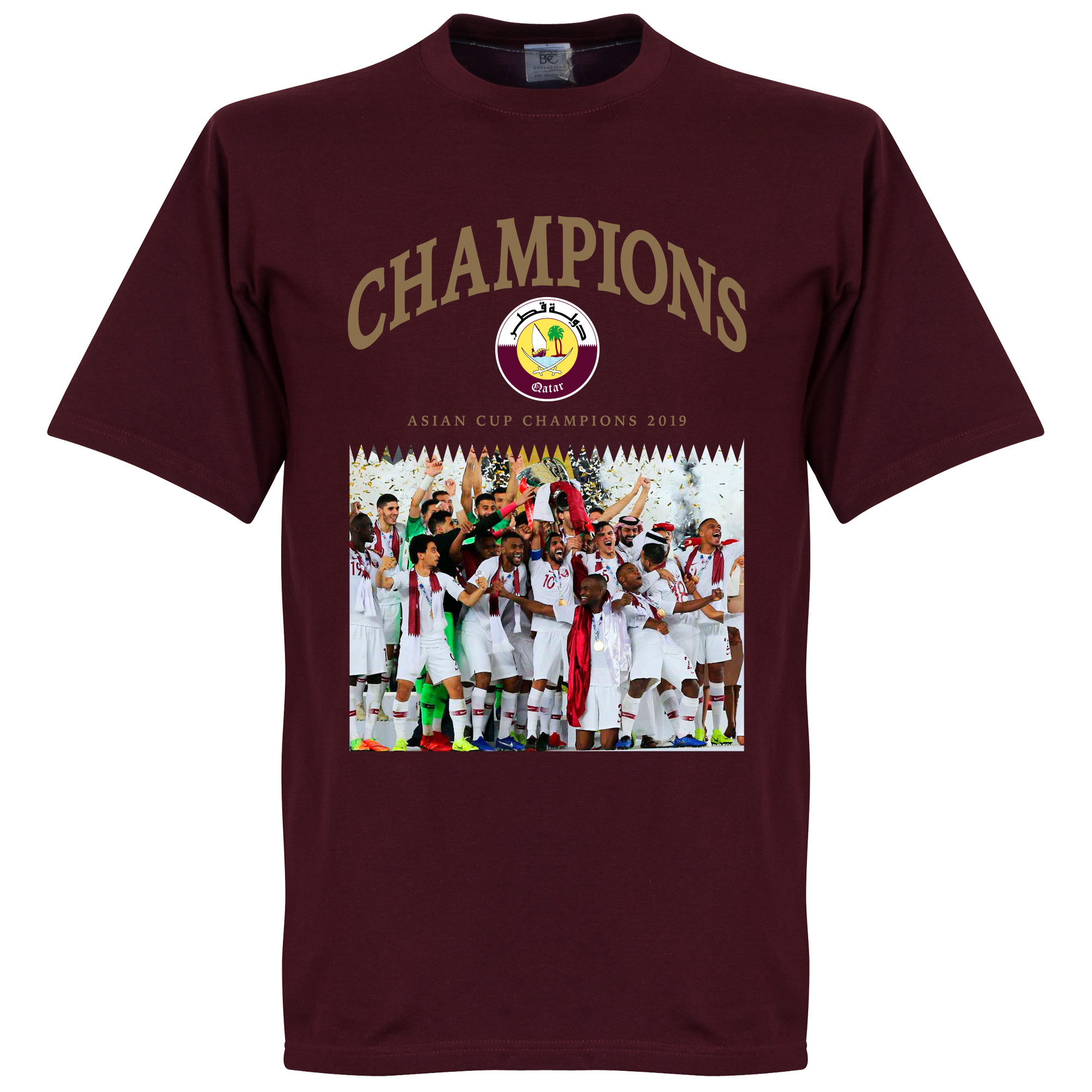 Qatar 2019 Celebration T-Shirt Bordeaux Rood