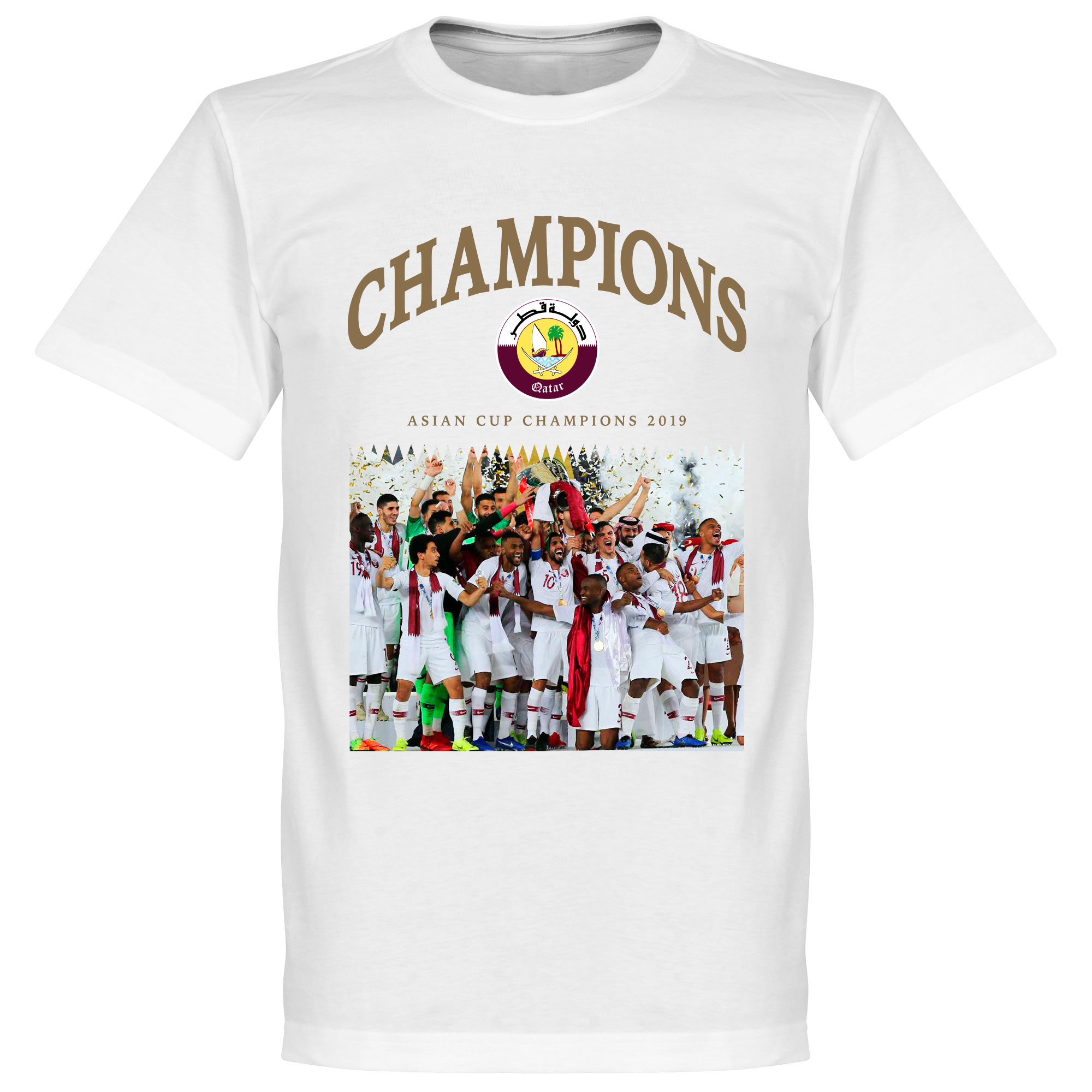 Qatar 2019 Celebration T-Shirt Wit XS