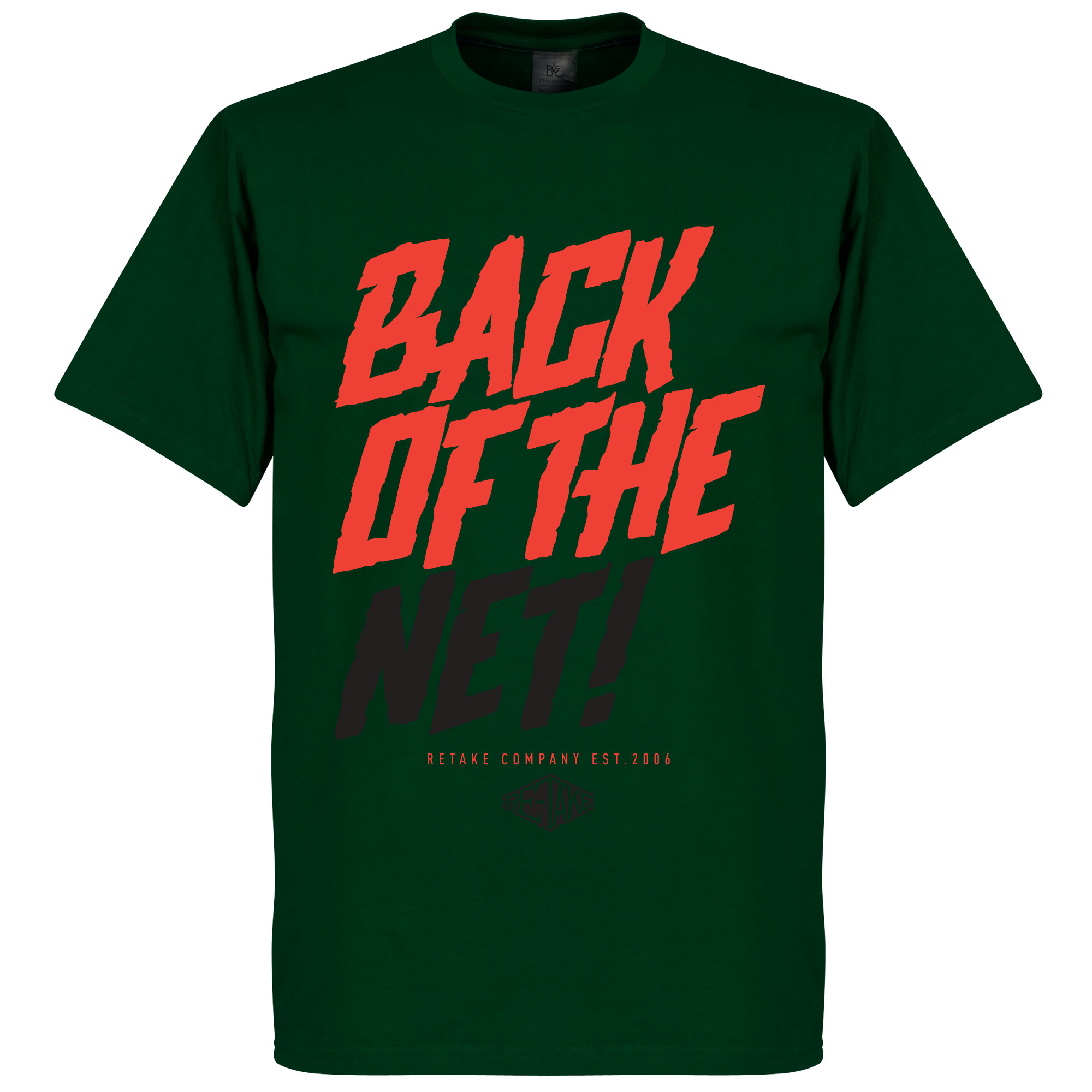 Retake Back Of The Net T Shirt Groen retake kopen in de aanbieding