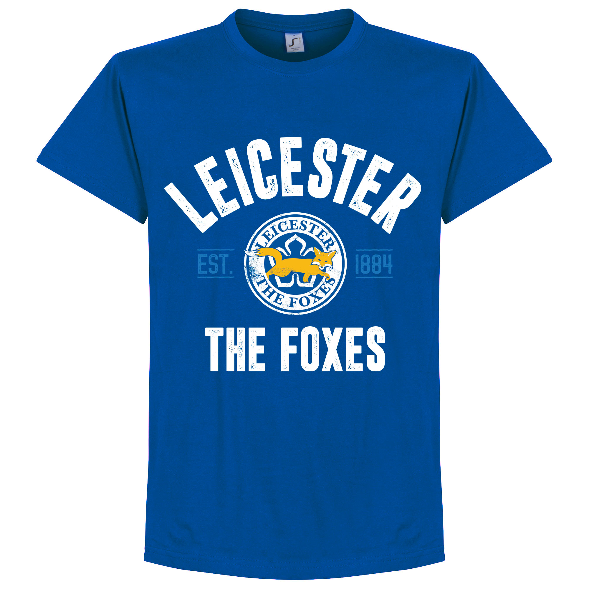 Retake Leicester City Established T Shirt Blauw retake kopen in de aanbieding Retake Leicester City Established T Shirt Blauw retake kopen in de aanbieding