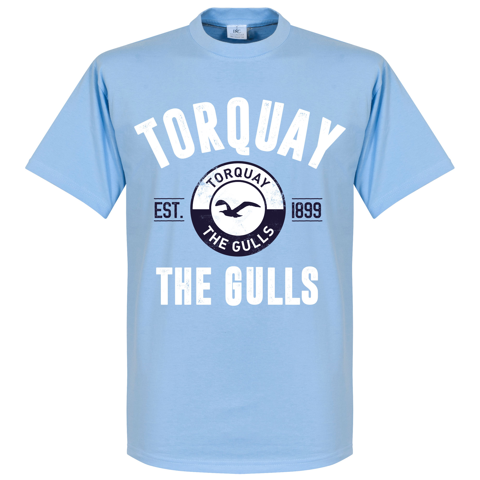 Retake Torquay Established T Shirt Lichtblauw retake kopen in de aanbieding