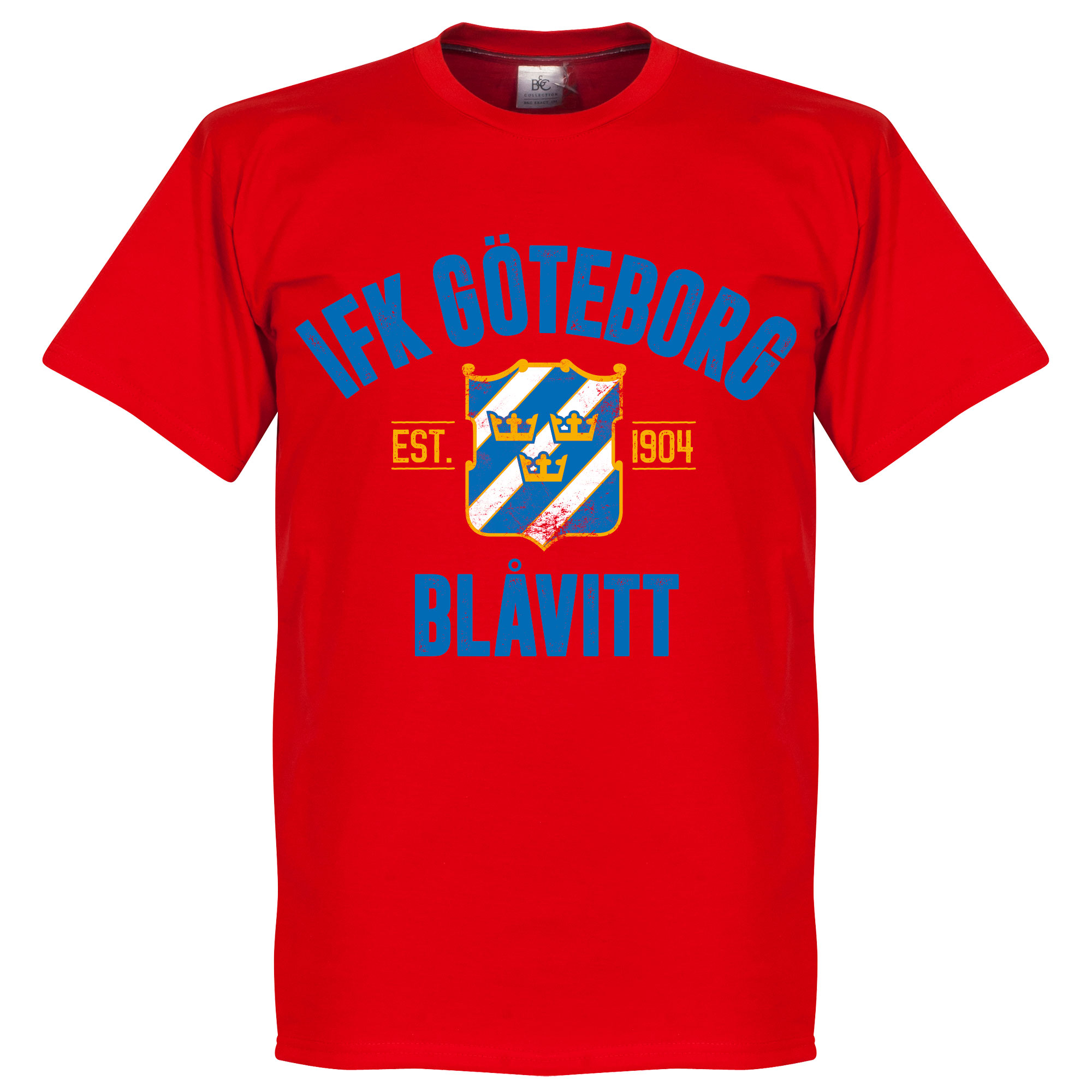 Retake Goteburg Established T Shirt Rood retake kopen in de aanbieding