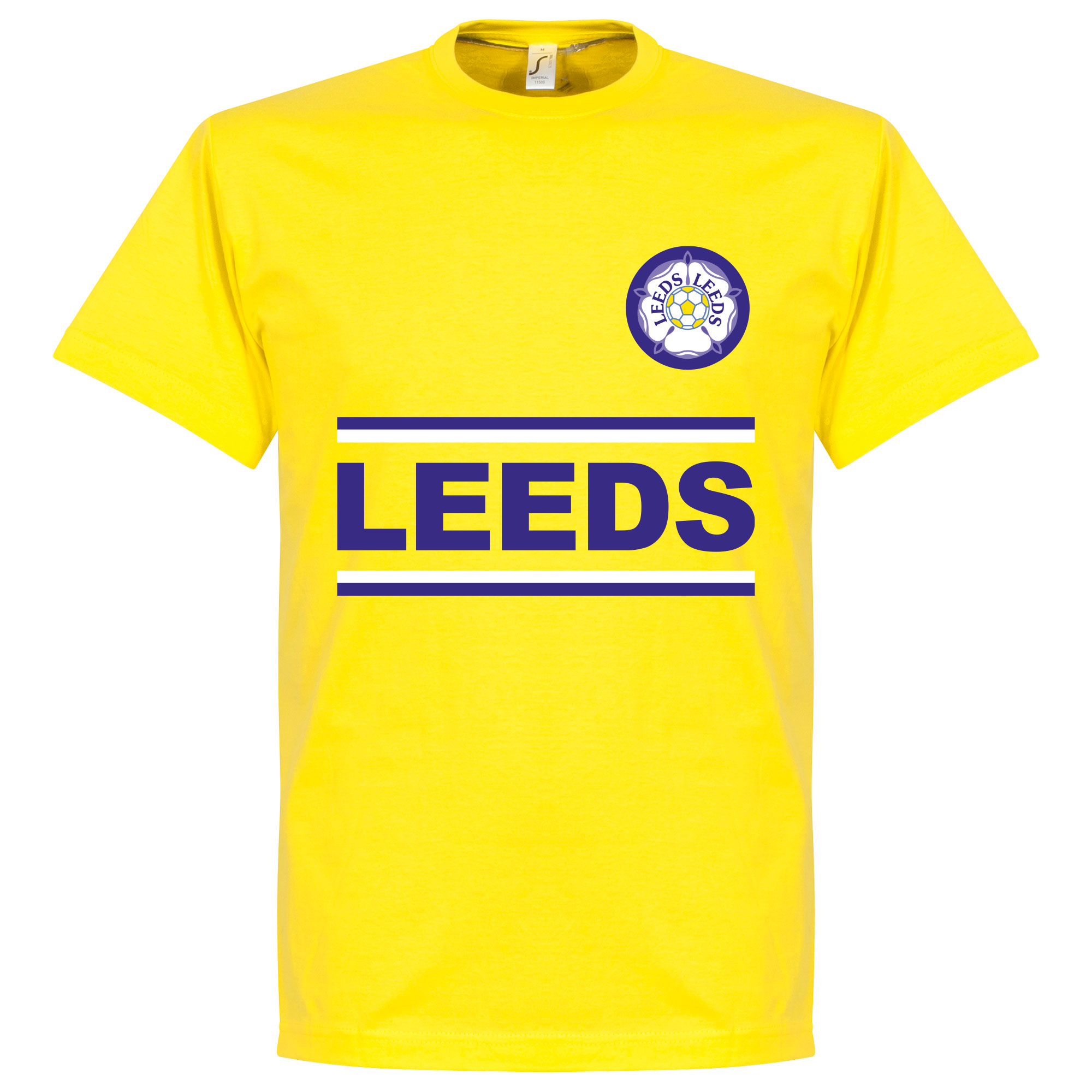 Retake Leeds Team T Shirt Geel retake kopen in de aanbieding