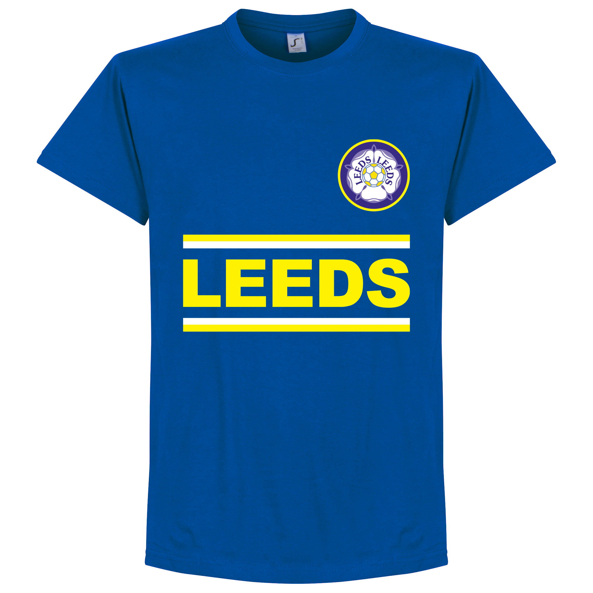 Retake Leeds Team T Shirt Blauw retake kopen in de aanbieding