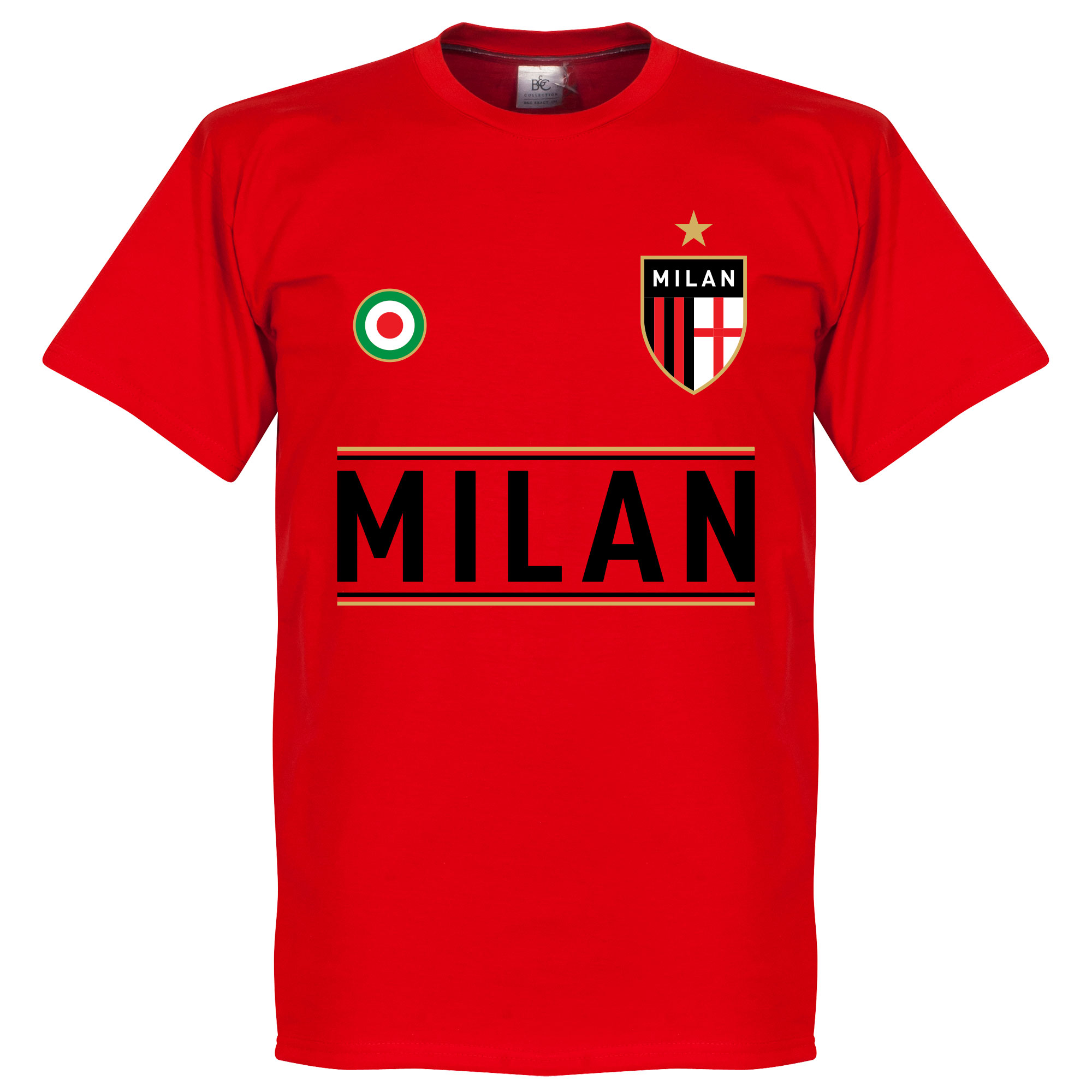 Retake Ac Milan Team T Shirt Rood retake kopen in de aanbieding