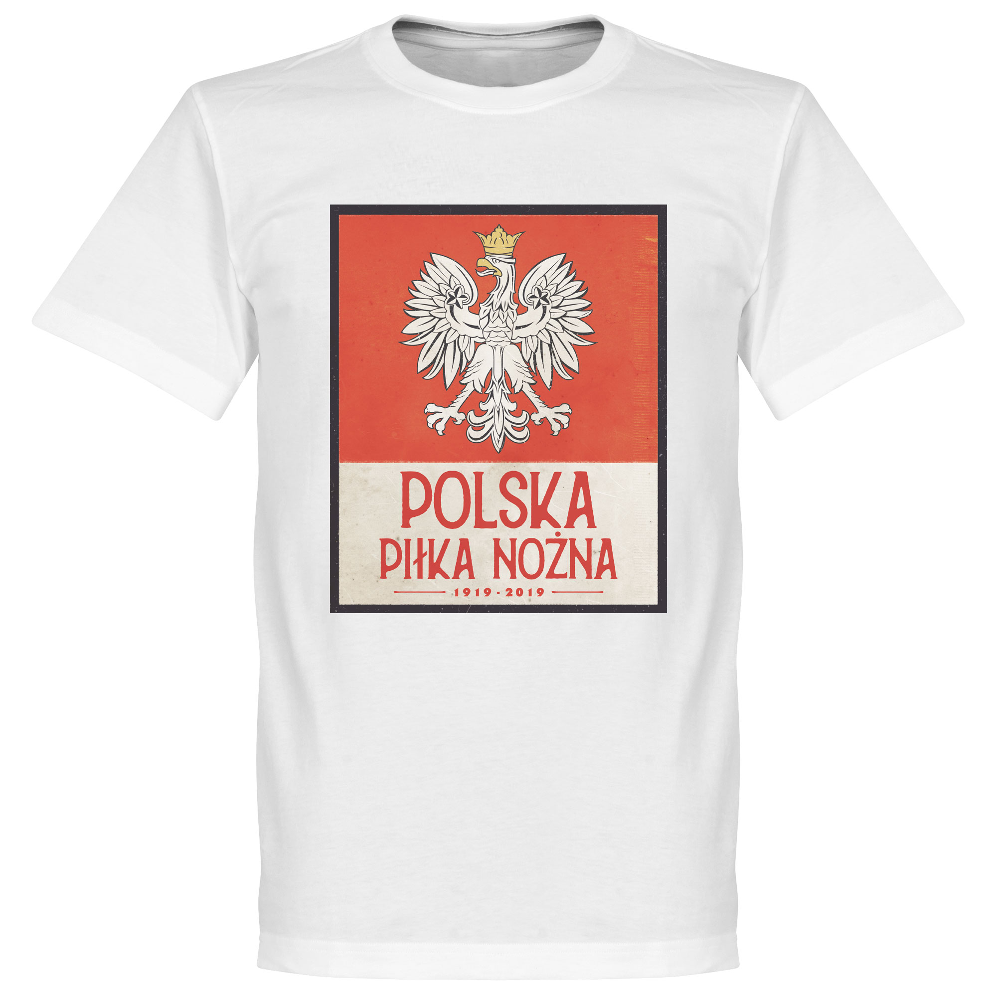 Retake Polen Centenary T Shirt Wit retake kopen in de aanbieding Retake Polen Centenary T Shirt Wit retake kopen in de aanbieding