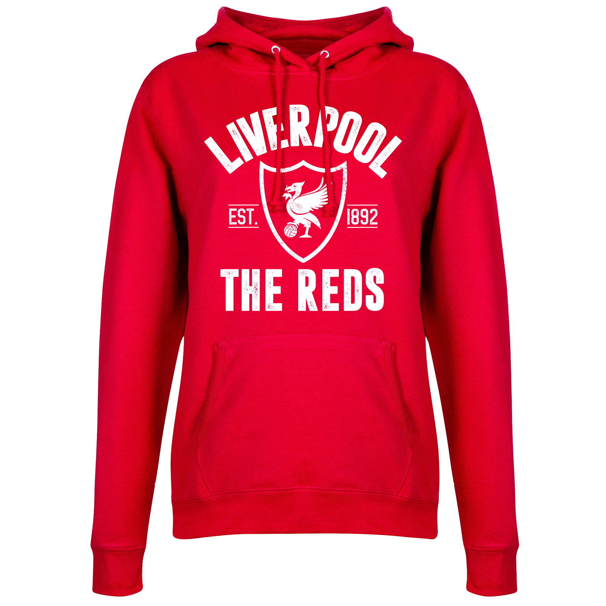 Liverpool Established Dames Hoodie Rood