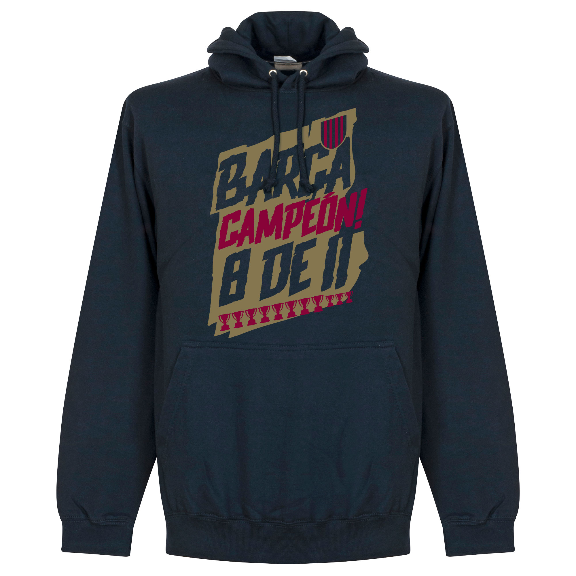 Retake Barcelona Campion 8 De 11 Hoodie Navy retake kopen in de aanbieding