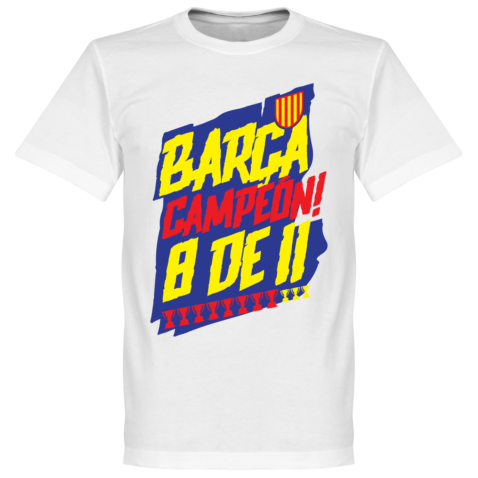 Retake Barcelona Campion 8 De 11 T Shirt Wit retake kopen in de aanbieding
