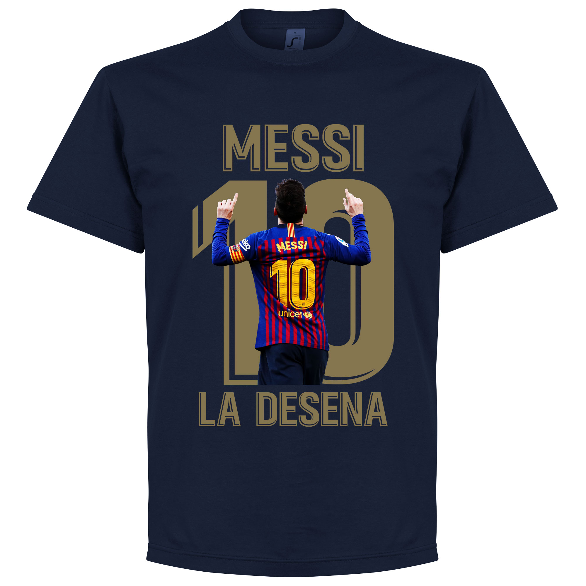 Retake Messi La Desena T Shirt Navy retake kopen in de aanbieding
