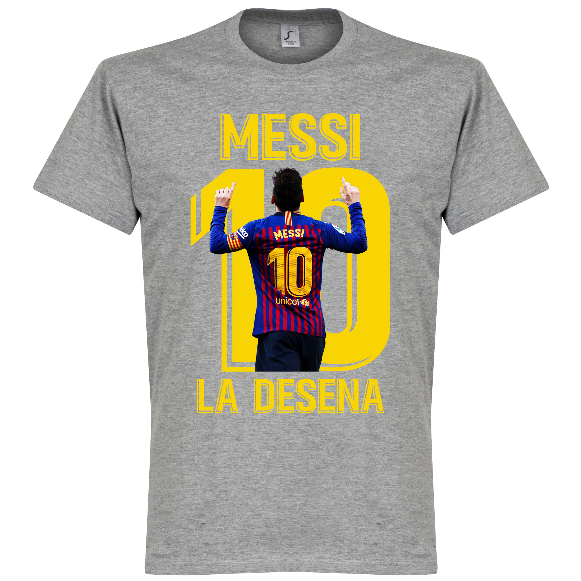 Retake Messi La Desena T Shirt Grijs retake kopen in de aanbieding