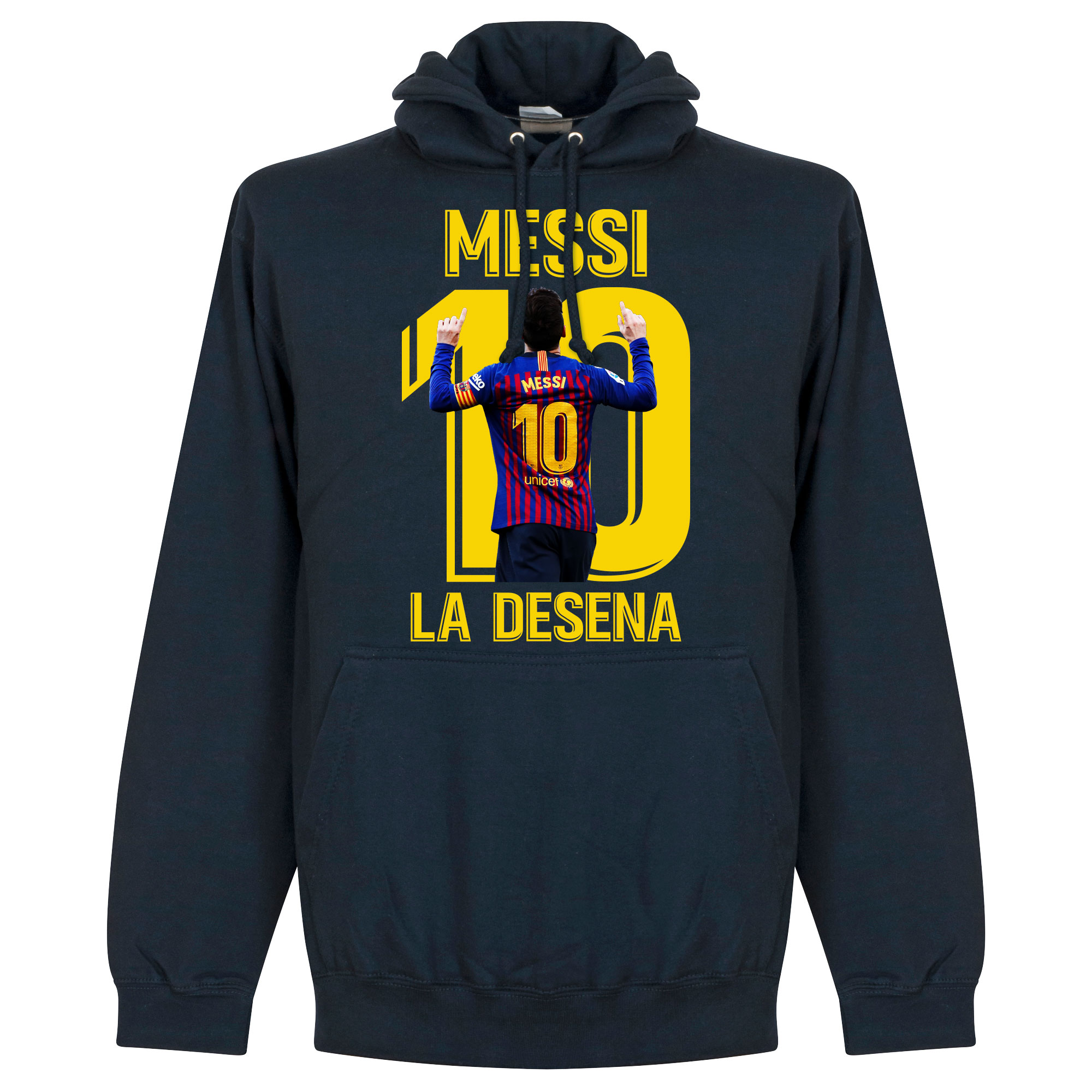 Retake Messi La Desena Hoodie Navy retake kopen in de aanbieding