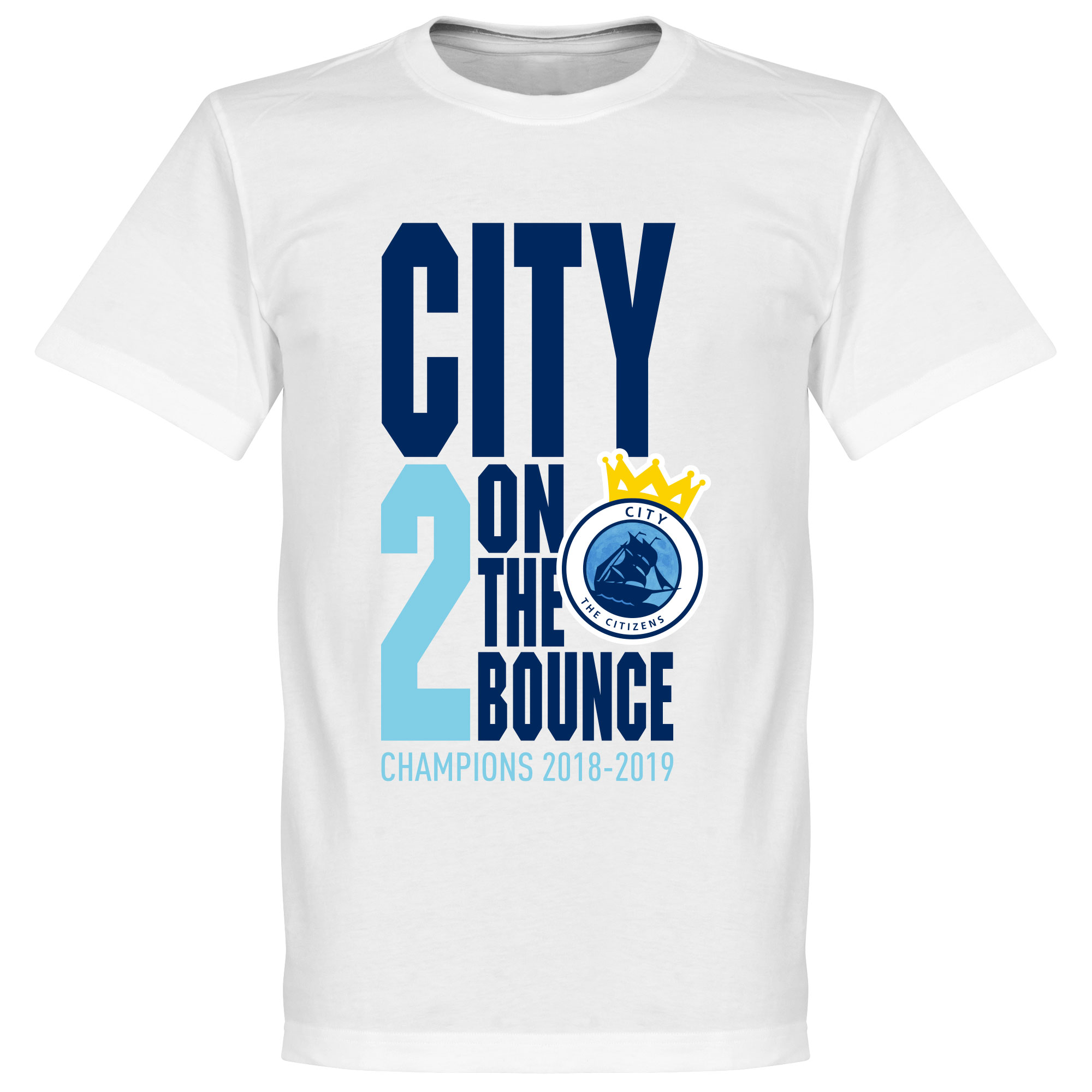 Retake City 2 On The Bounce Champions T Shirt Wit retake kopen in de aanbieding