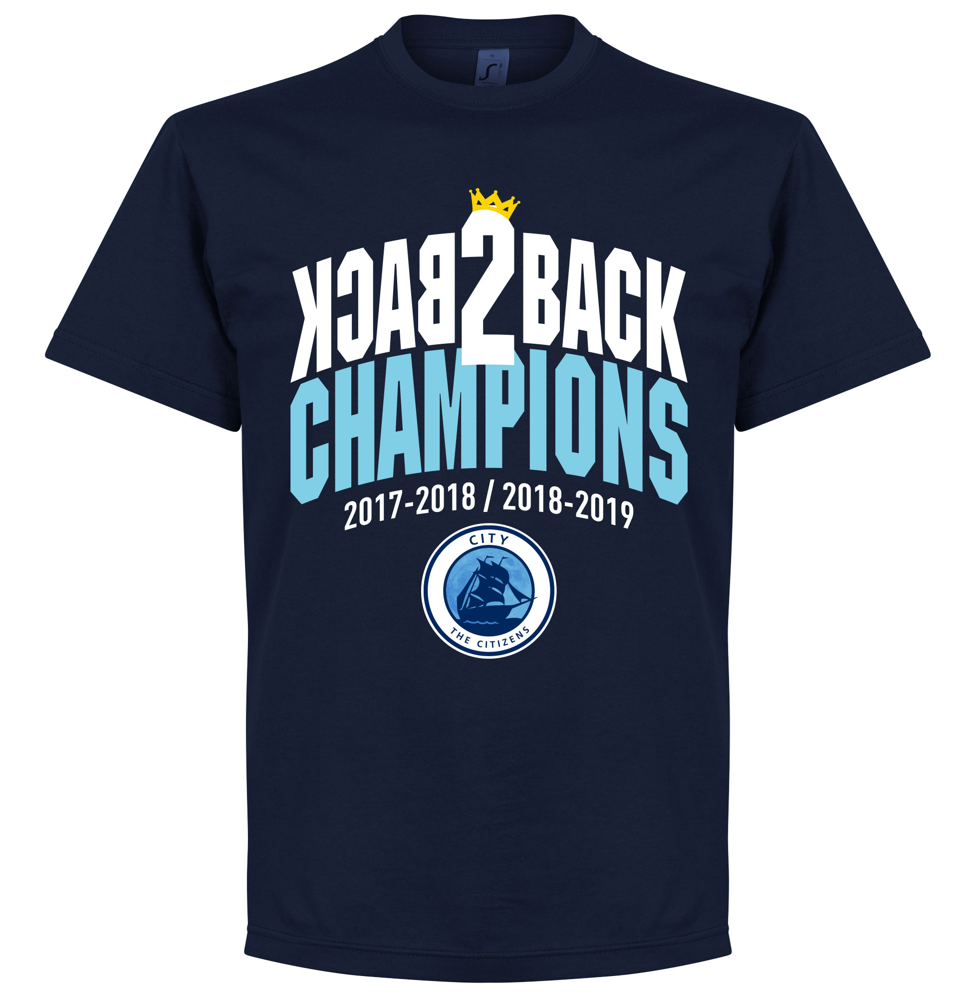 Retake City Back To Champions T Shirt Navy retake kopen in de aanbieding