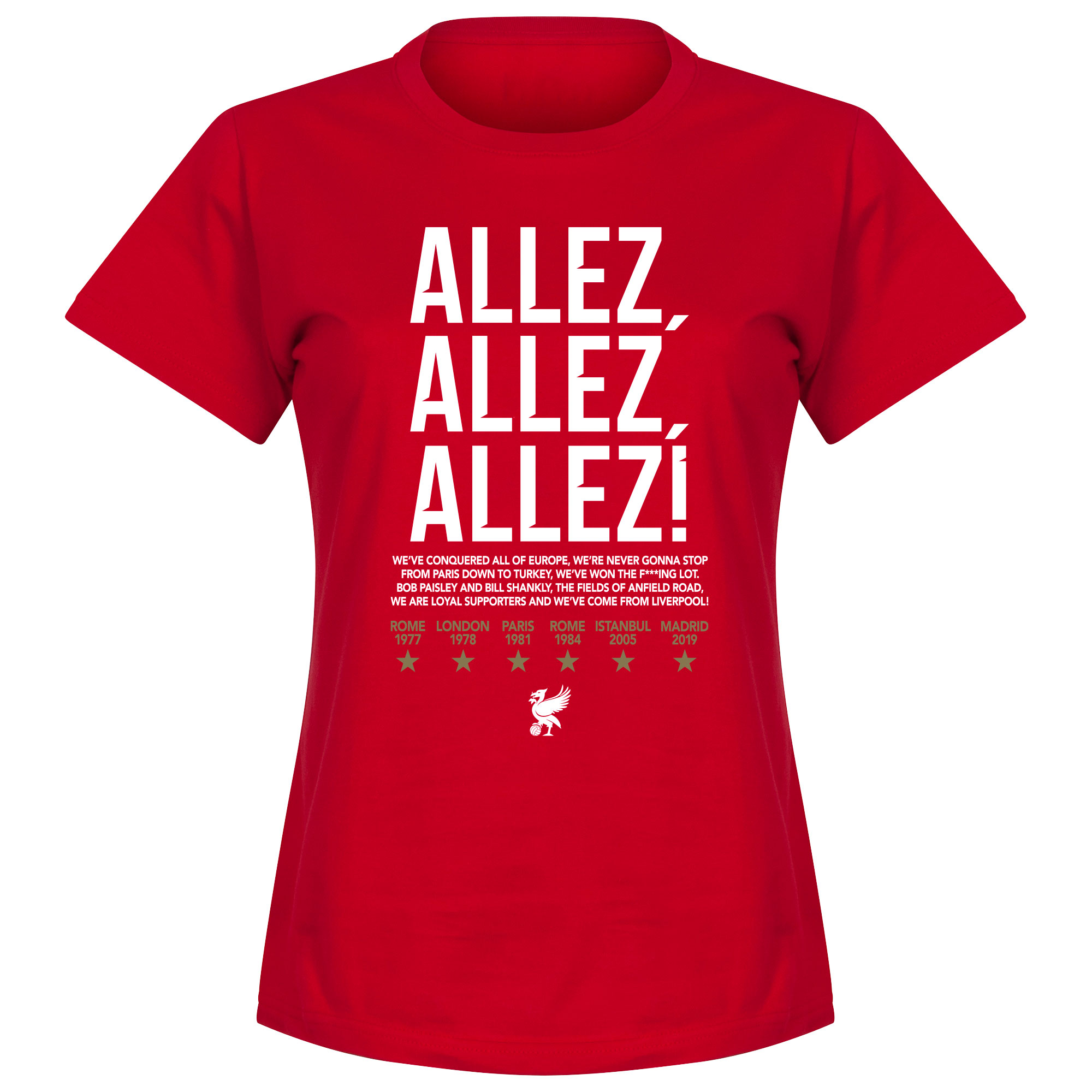 Retake Liverpool Allez T Shirt Rood Dames retake kopen in de aanbieding