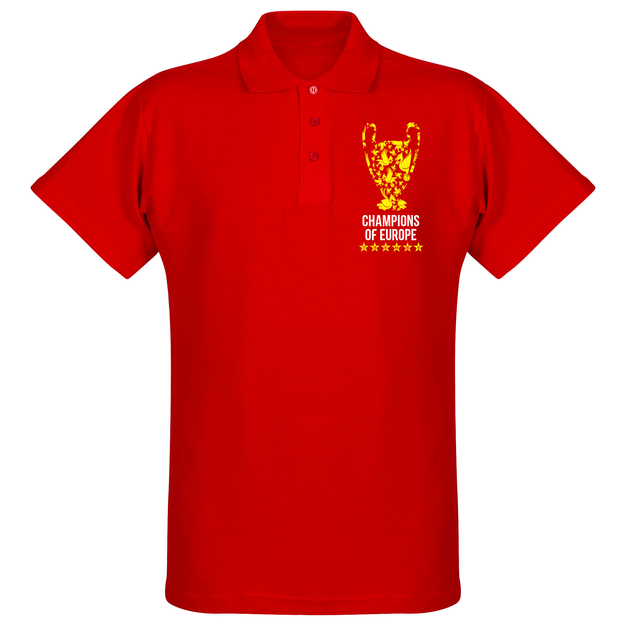 Liverpool Champions League 2019 Trophy Polo - Rood - L