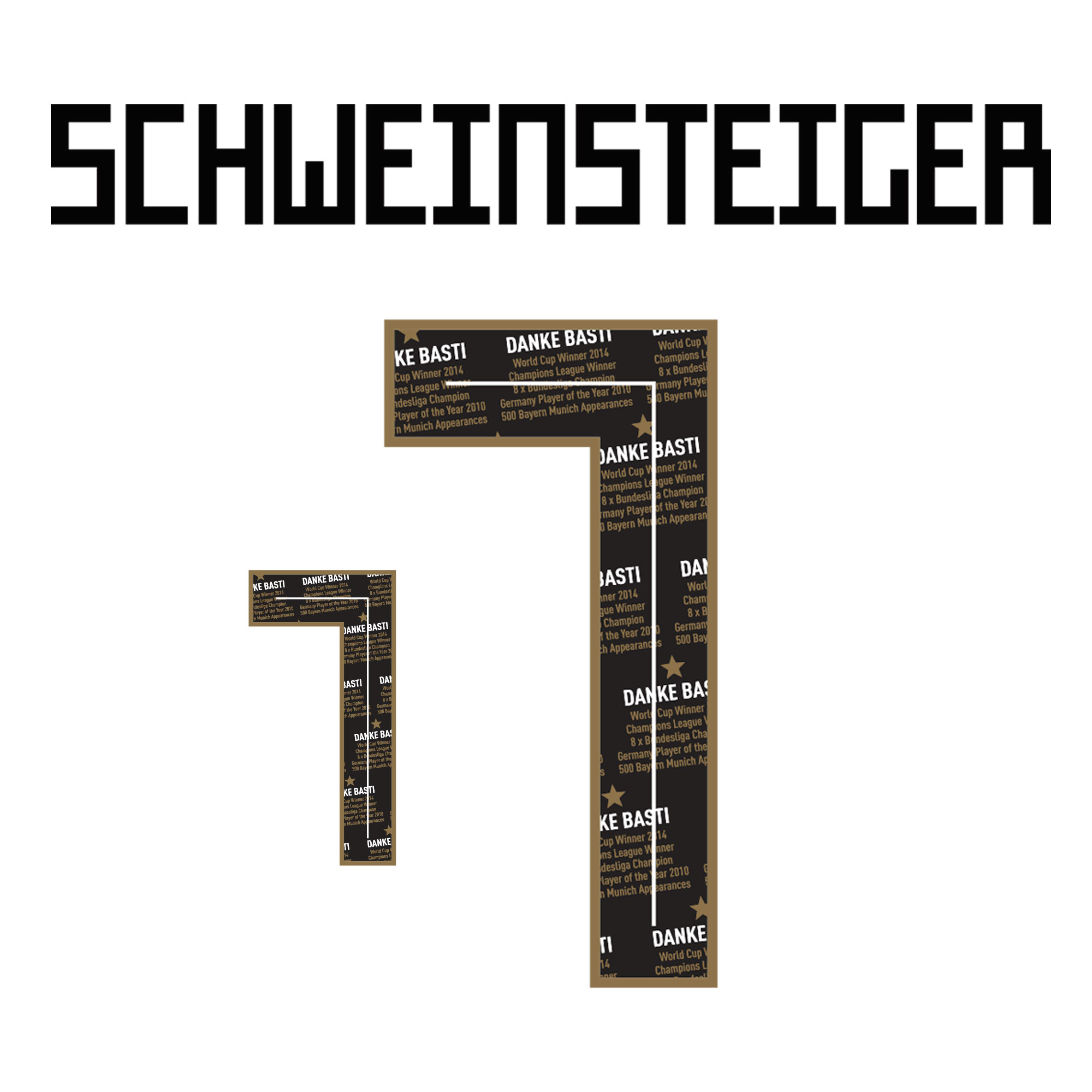Schweinsteiger 7 (Danke Bastian Printing)