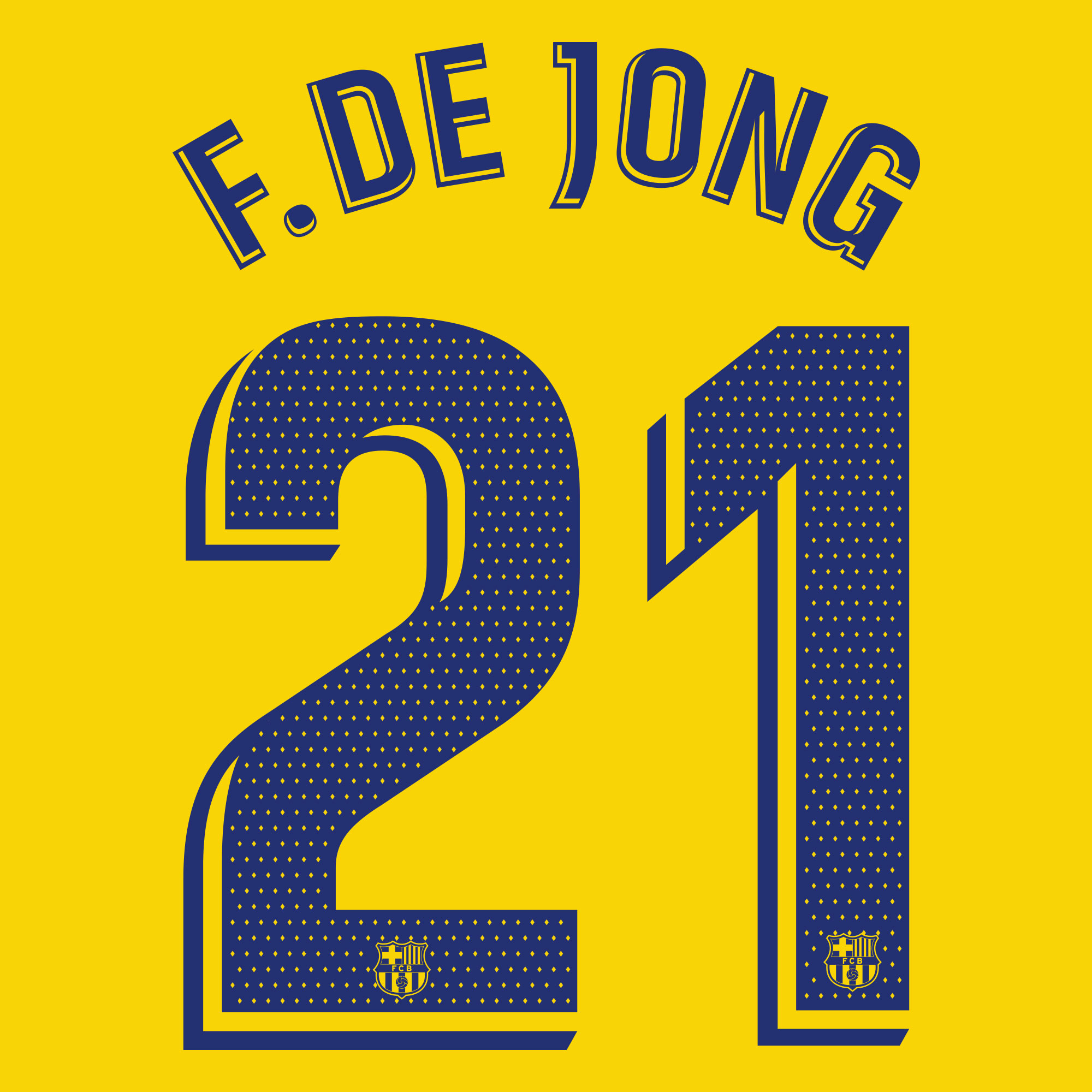 F. De Jong 21 (Match Pro Printing)