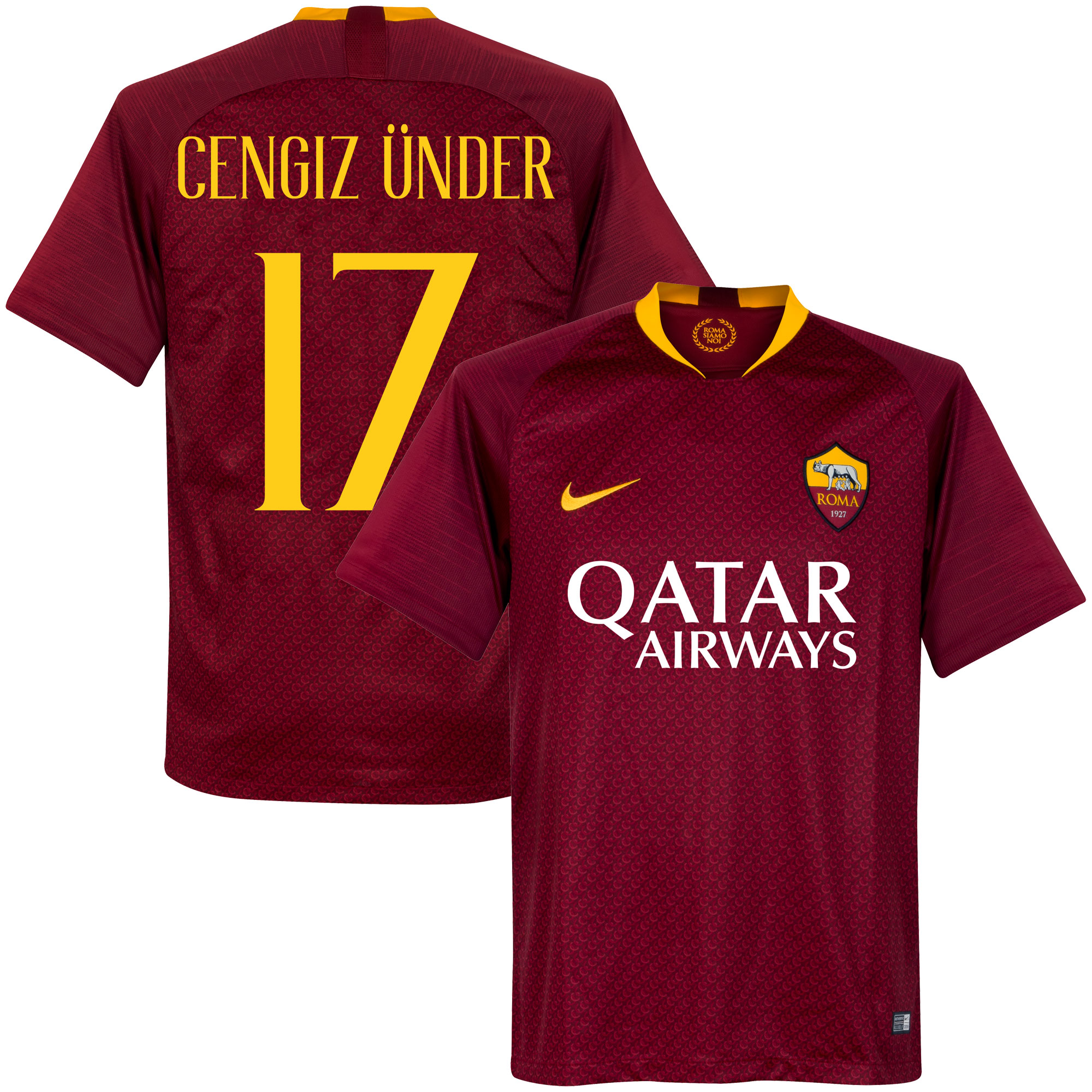 Nike As Roma Shirt Thuis 2018 2019 Cengiz Under 17 Fan Style nike kopen in de aanbieding