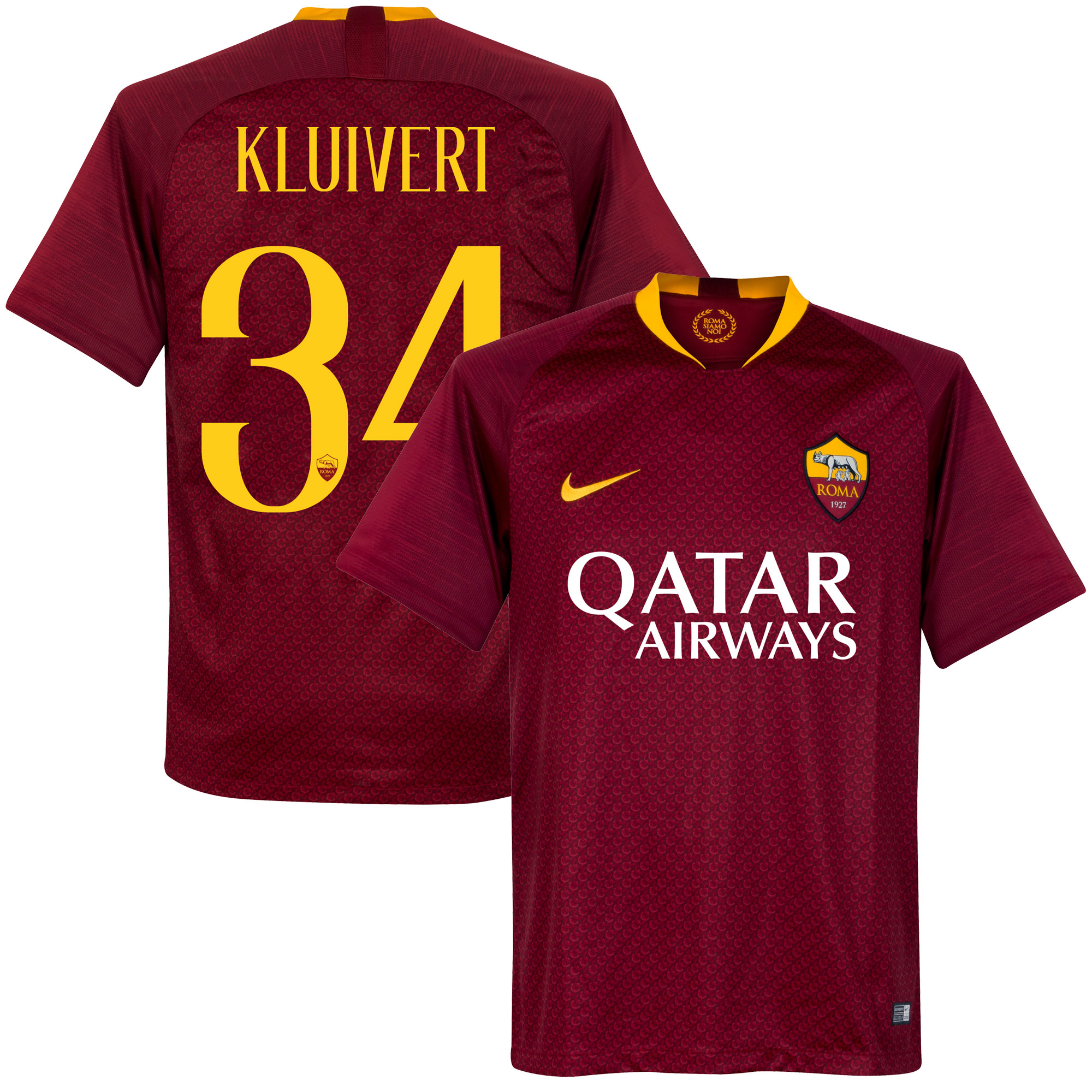 Nike As Roma Shirt Thuis 2018 2019 Kluivert 34 nike kopen in de aanbieding