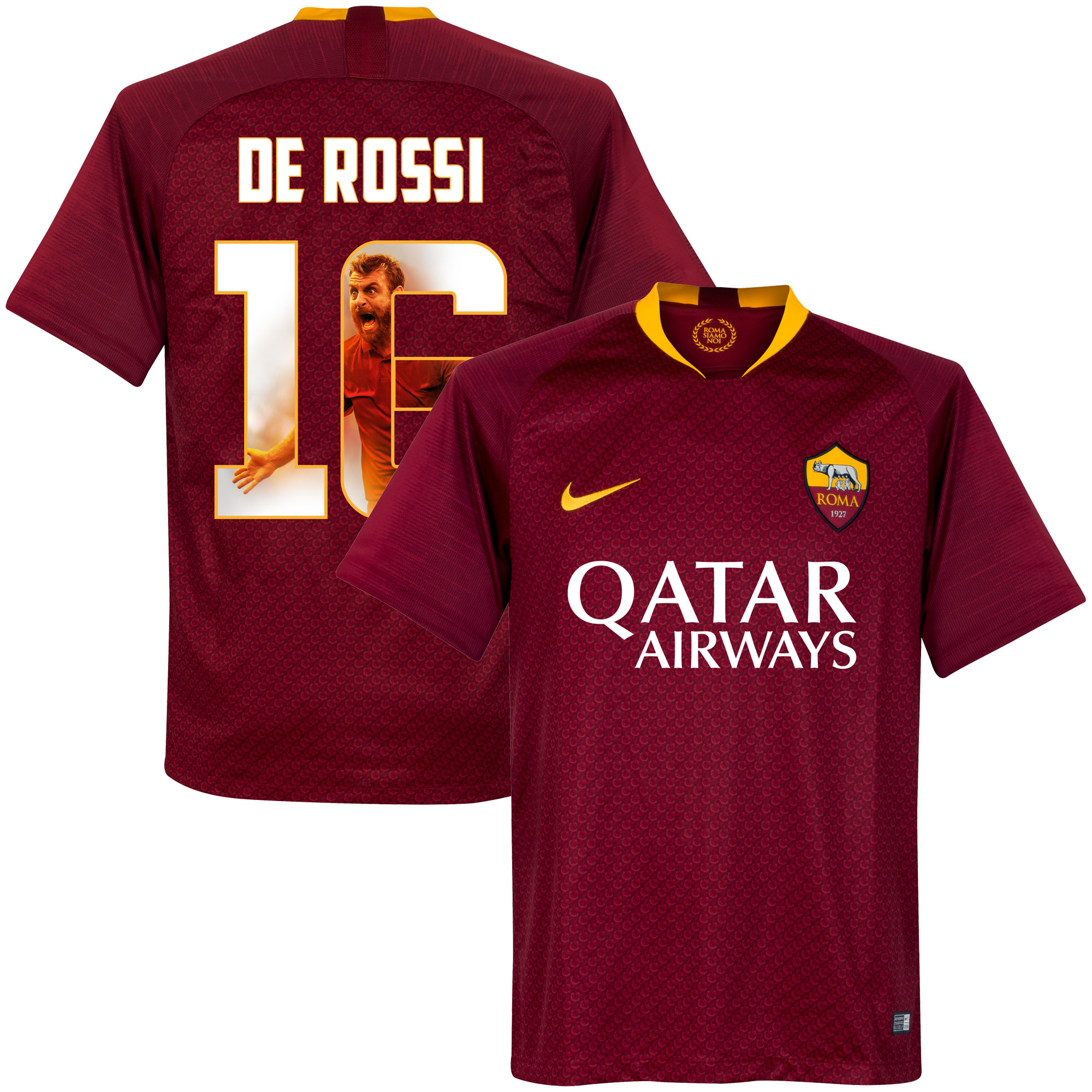 Nike As Roma Shirt Thuis 2018 2019 De Rossi 16 Gallery Style nike kopen in de aanbieding