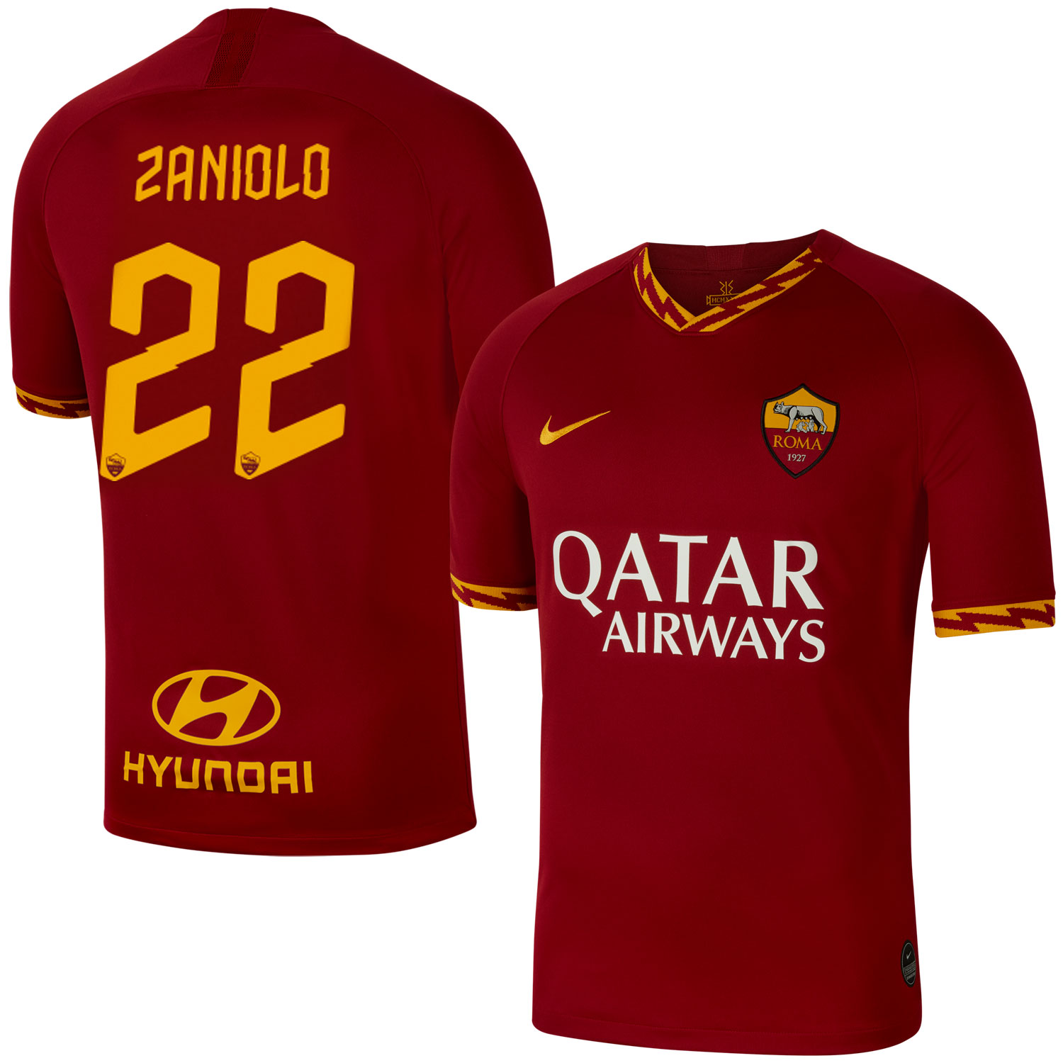 Nike As Roma Shirt Thuis 2019 2020 Zaniolo 22 nike kopen in de aanbieding
