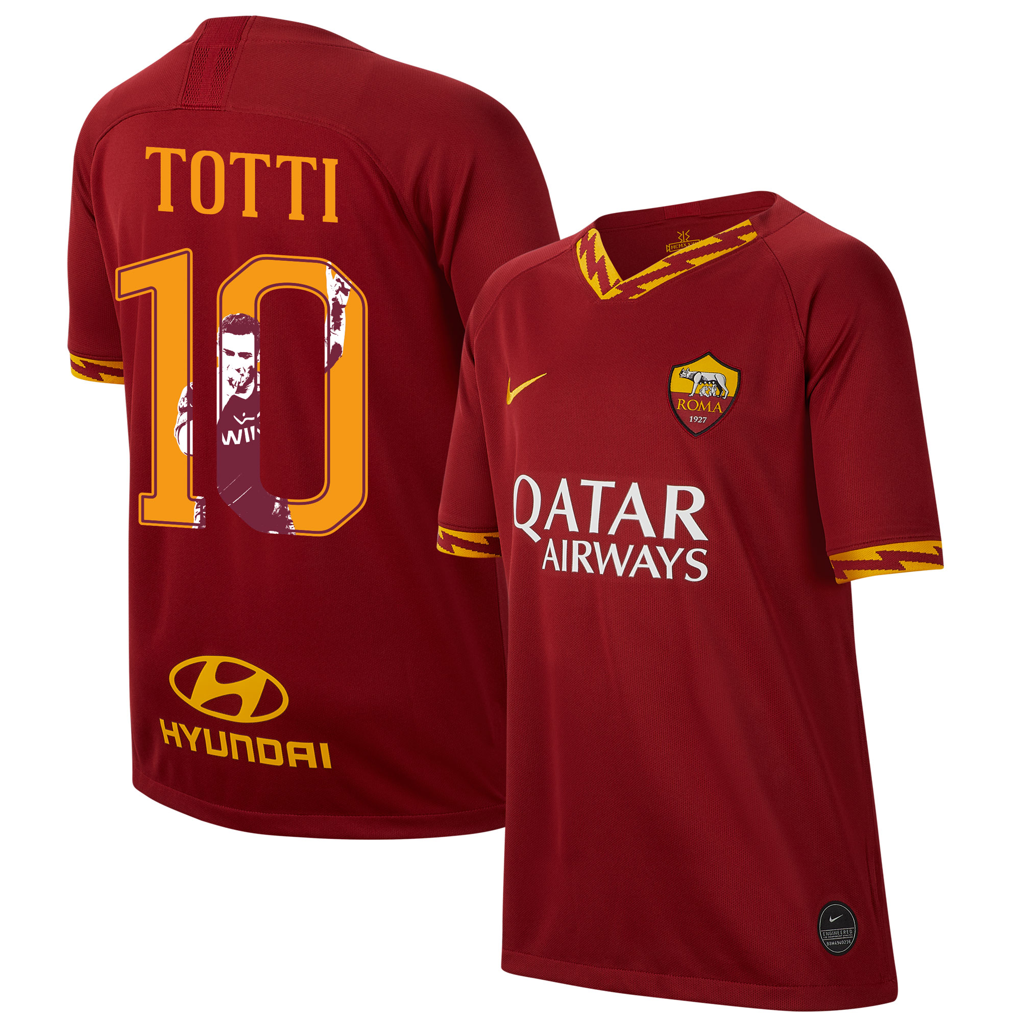 Nike As Roma Shirt Thuis 2019 2020 Totti 10 Kinderen nike kopen in de aanbieding