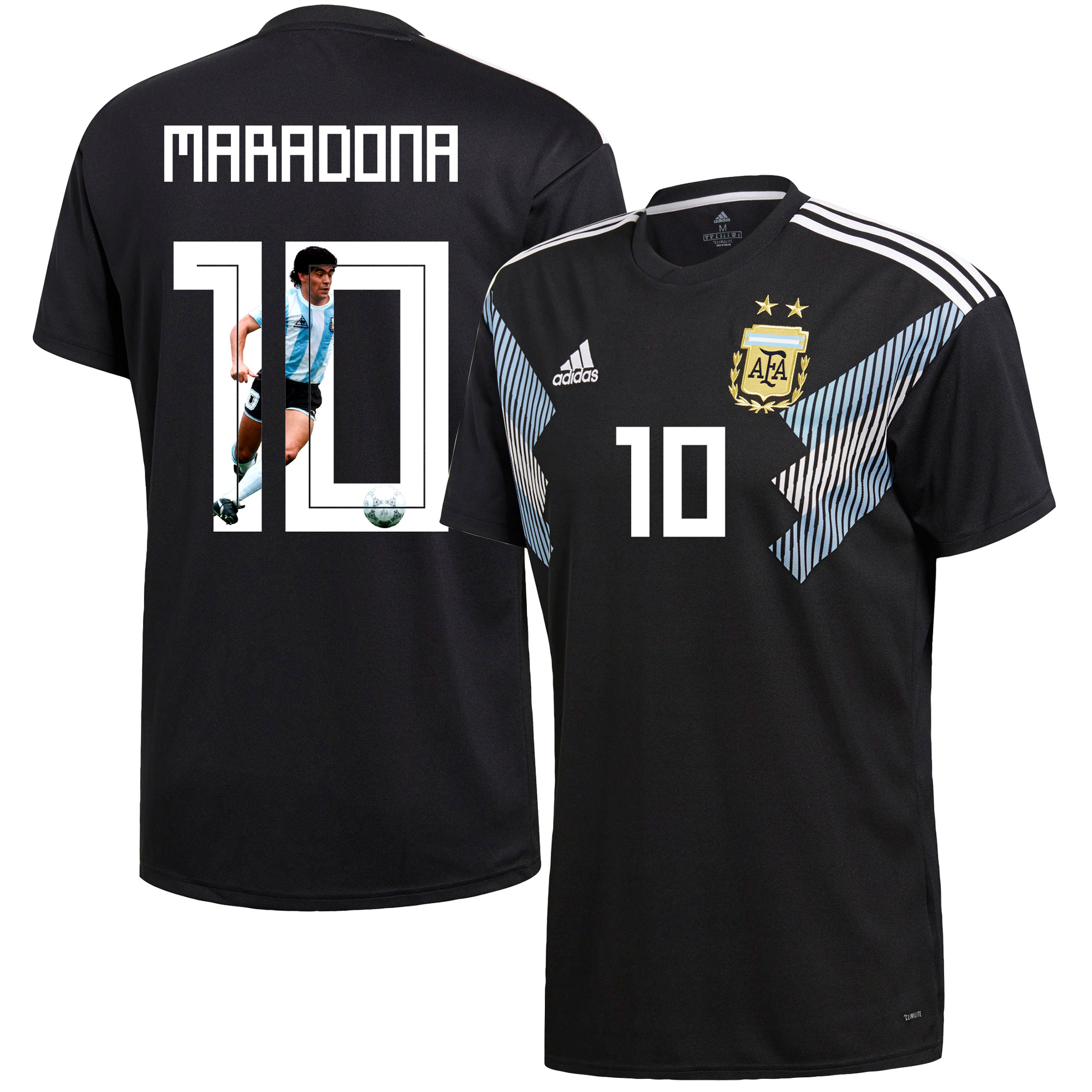 Adidas Argentinie Shirt Uit 2018 2019 Maradona 10 Gallery Style Bedrukking adidas kopen in de aanbieding