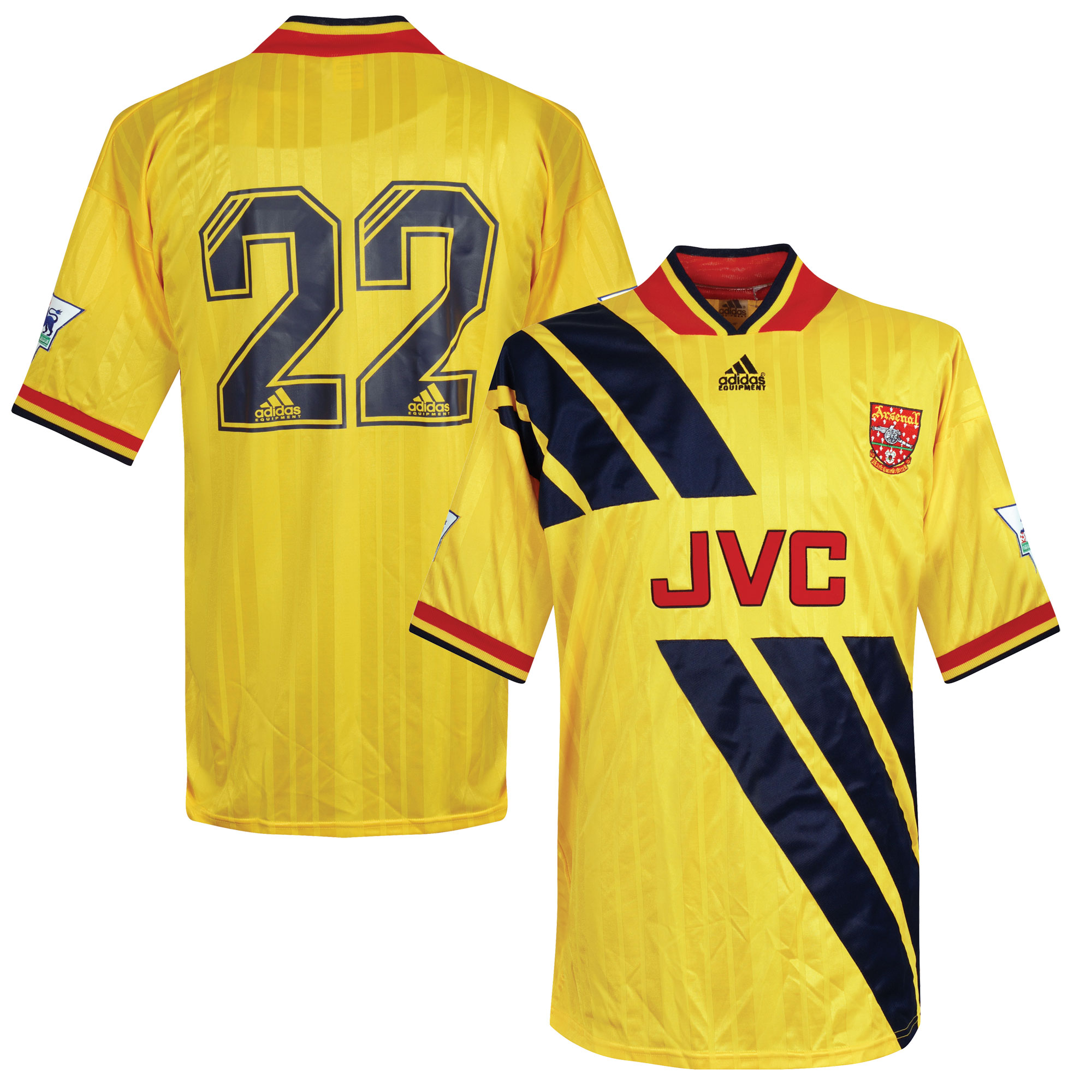 Arsenal Shirt Uit 1993-1994 + No.22 (Selley) Spelers Editie