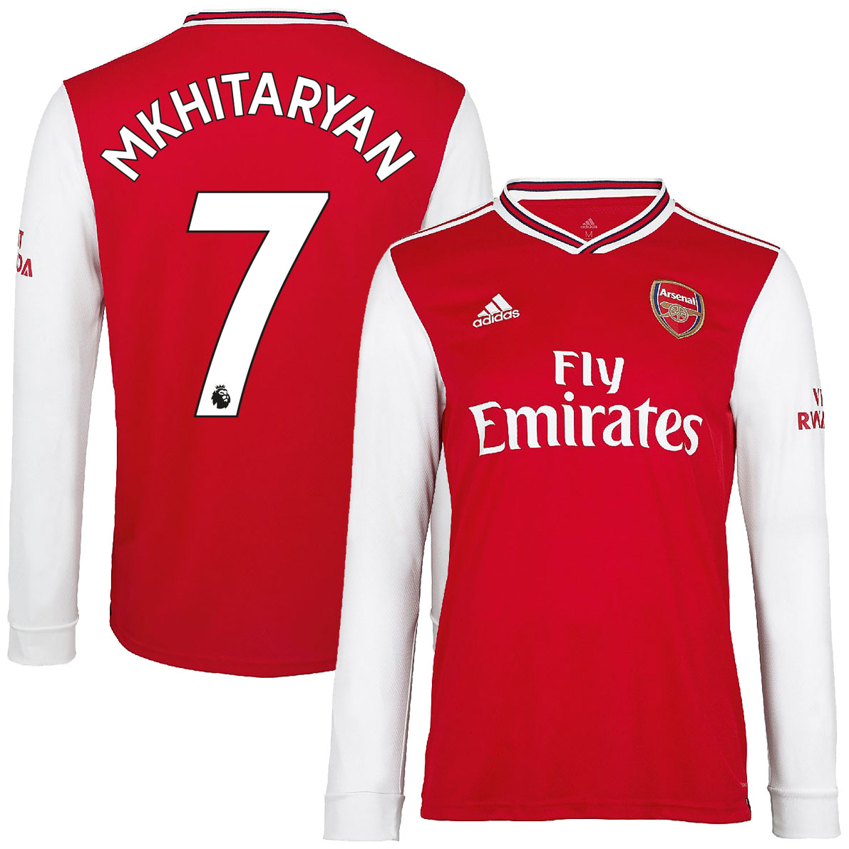 Arsenal Shirt Thuis 2019-2020 (Lange Mouwen) + Mkhitaryan 7