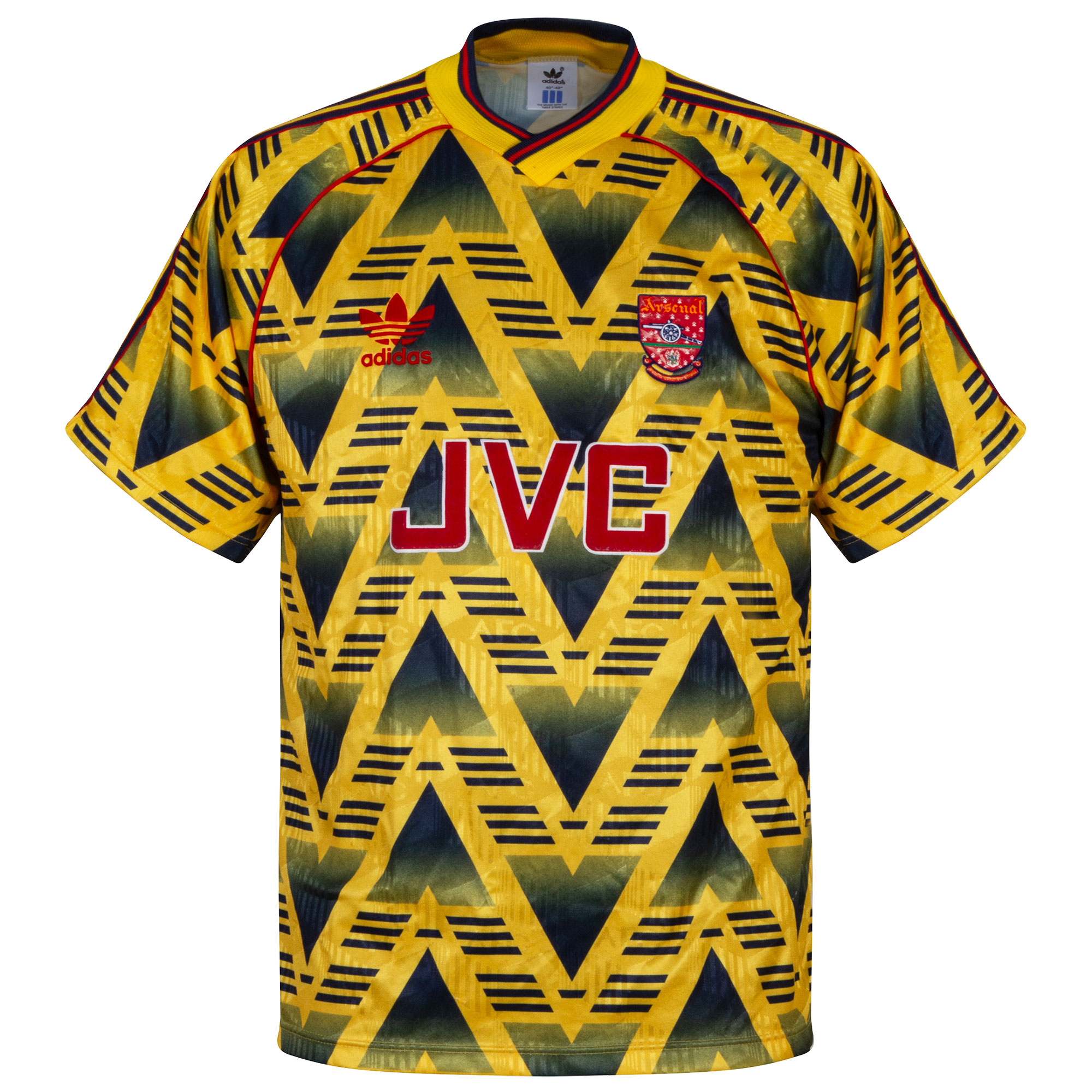 Arsenal FC Shirt Uit 1991-1993 Maat L