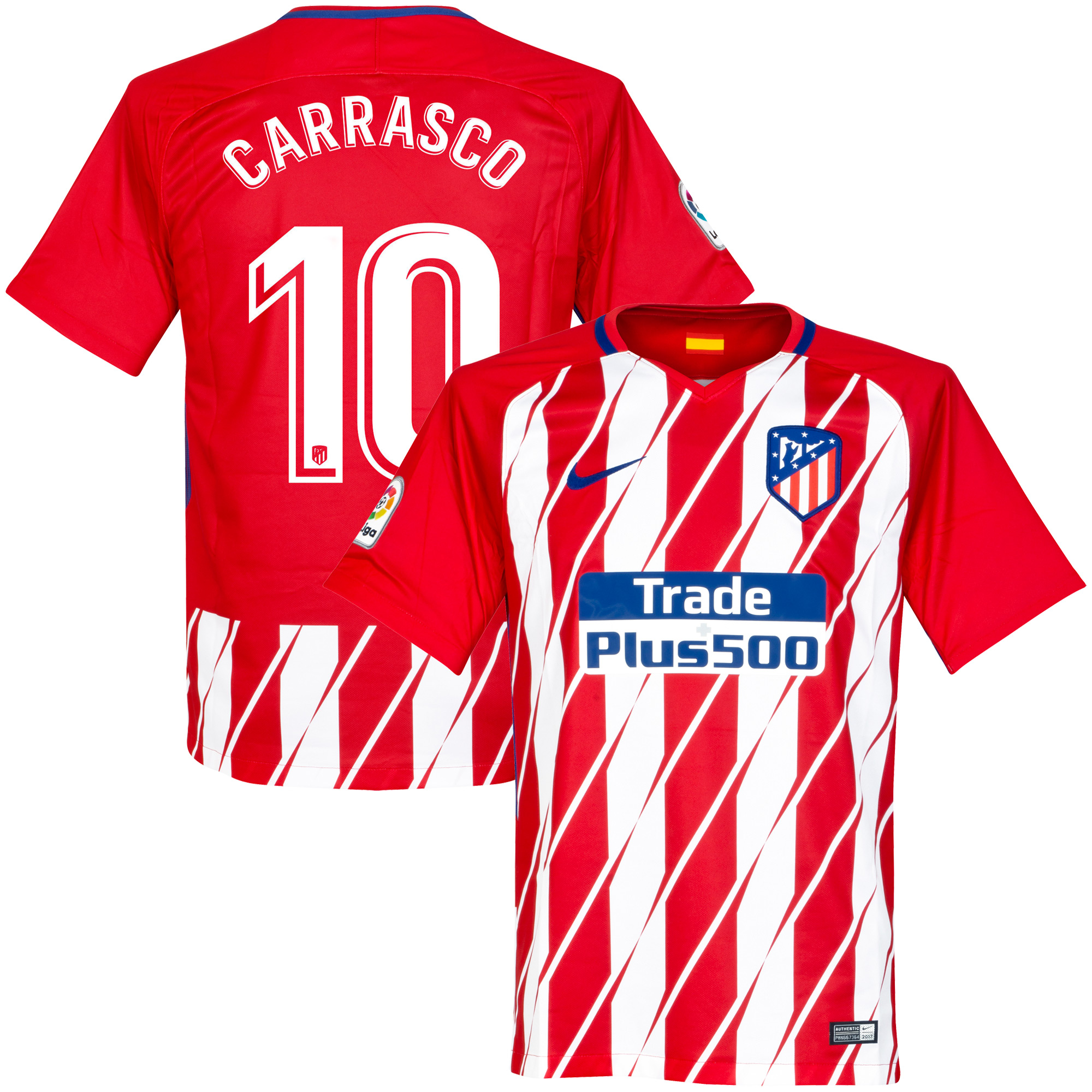 Nike Atletico Madrid Shirt Thuis 2017 2018 Carrasco 10 nike kopen in de aanbieding Nike Atletico Madrid Shirt Thuis 2017 2018 Carrasco 10 nike kopen in de aanbieding