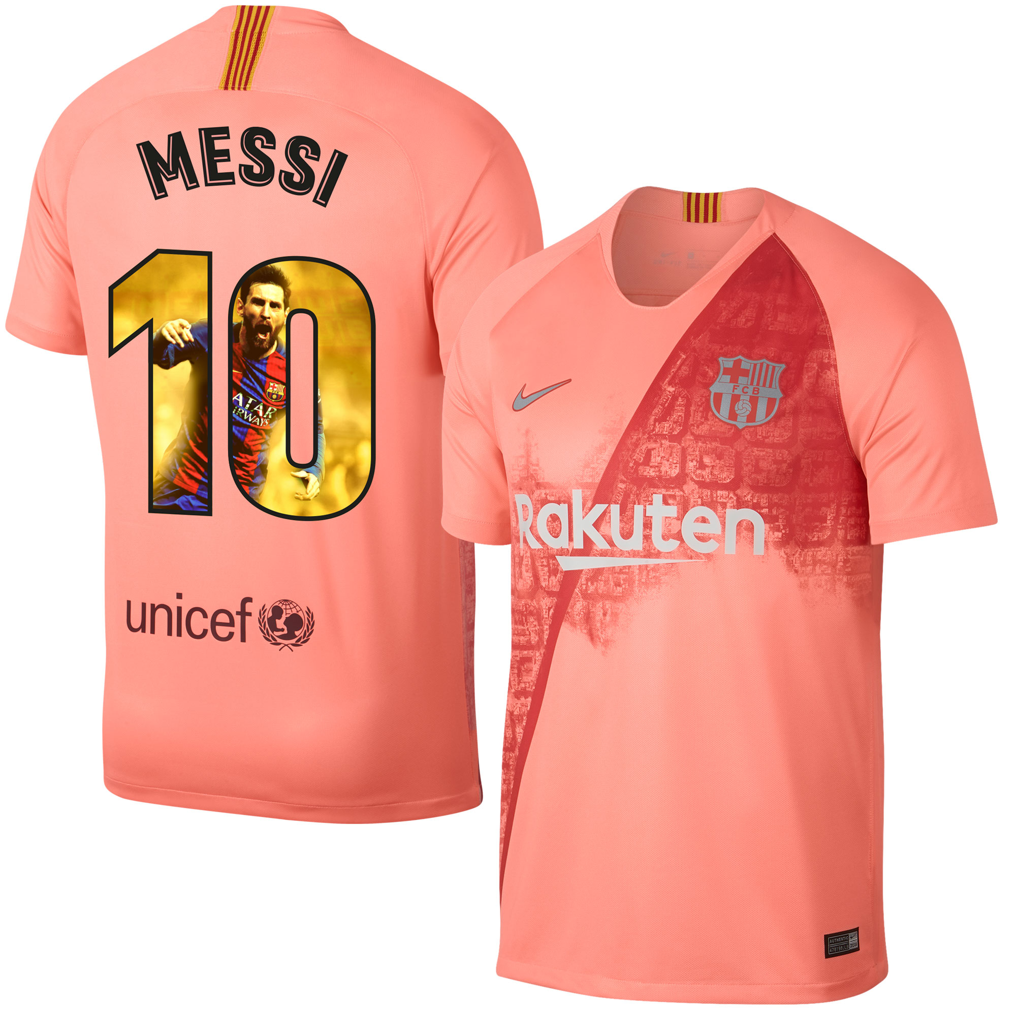 Barcelona Shirt Thuis 2018-2019 + Messi 10 (Gallery Style)