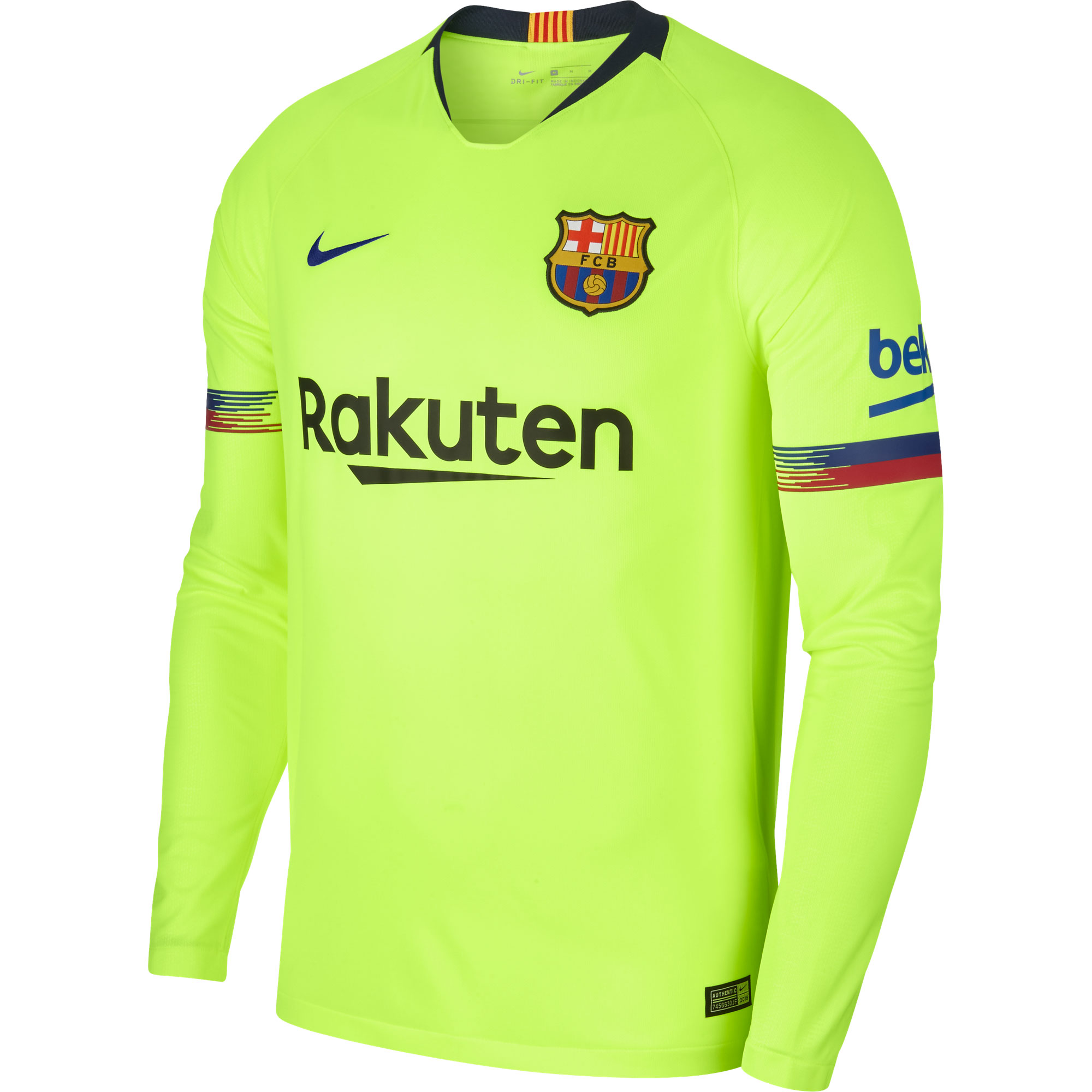 Nike Barcelona Shirt Uit 2018 2019 Lange Mouwen nike kopen in de aanbieding