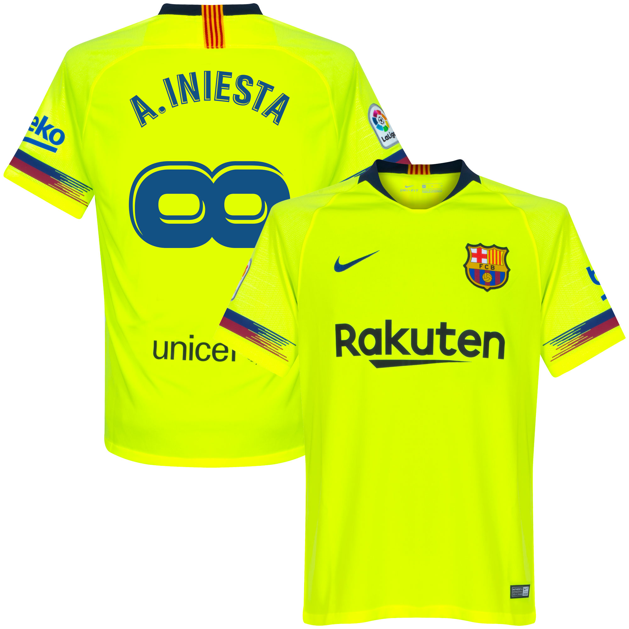 Nike Barcelona Shirt Uit 2018 2019 A Iniesta Infinity Fan Style nike kopen in de aanbieding Nike Barcelona Shirt Uit 2018 2019 A Iniesta Infinity Fan Style nike kopen in de aanbieding