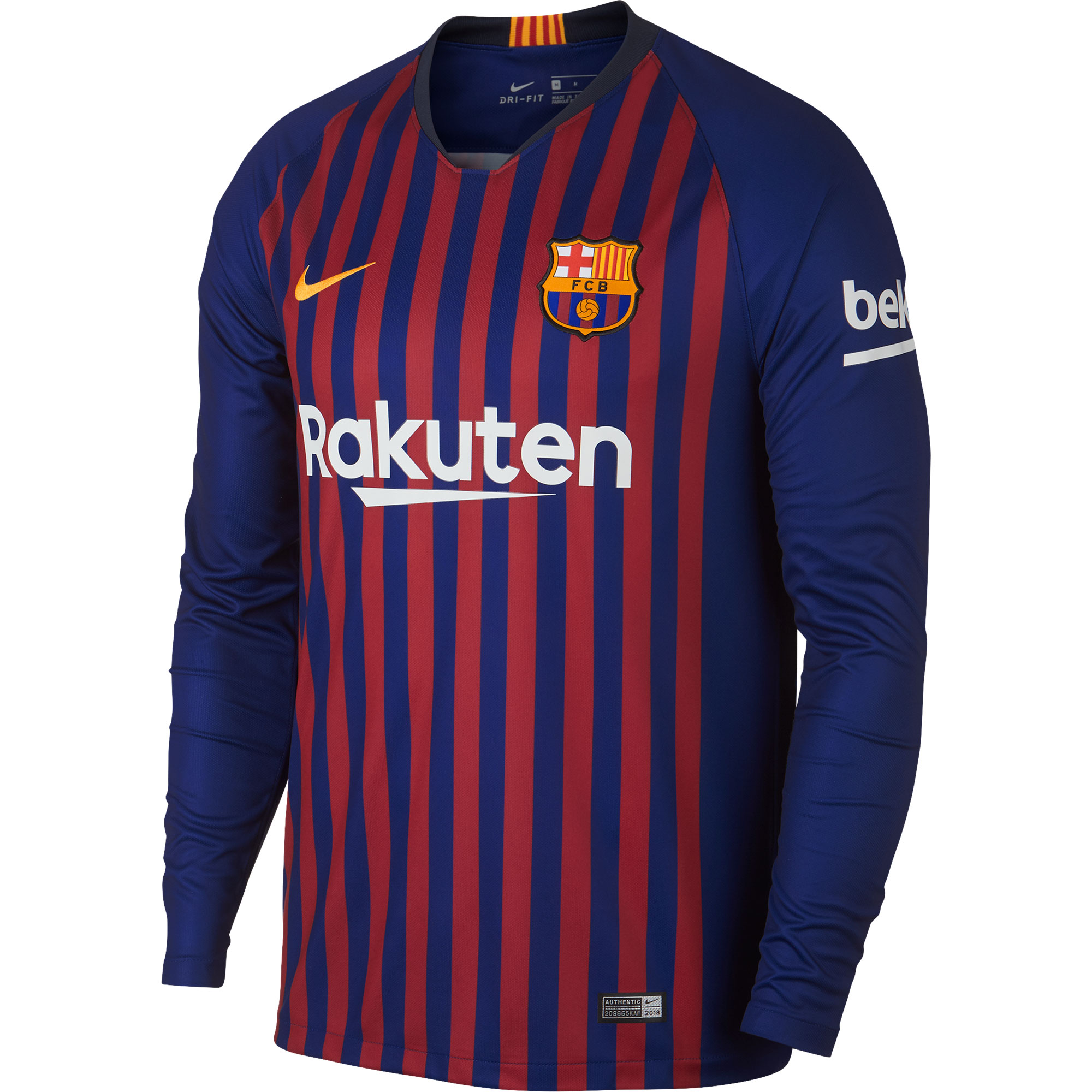 Barcelona Home long sleeve Shirt 2018 2019